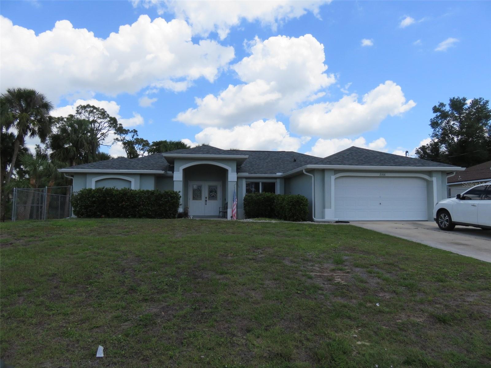 Here is the home you have been looking for! Set in a quiet neighborhood is the beautifully updated 3 bedroom 2 bath home with newer laminate flooring, a bonus room you can use for an office or den, breakfast bar and newer stainless appliances in the kitchen, primary bedroom has his & hers closets, inside laundry, 2-car garage has separate jack for a generator, large fenced in backyard plus so much more!  It is conveniently located near schools, shopping, dining, interstate & beaches.   NO HOA & NOT in a flood zone. This isn't just a house it's an opportunity to enjoy Florida living!