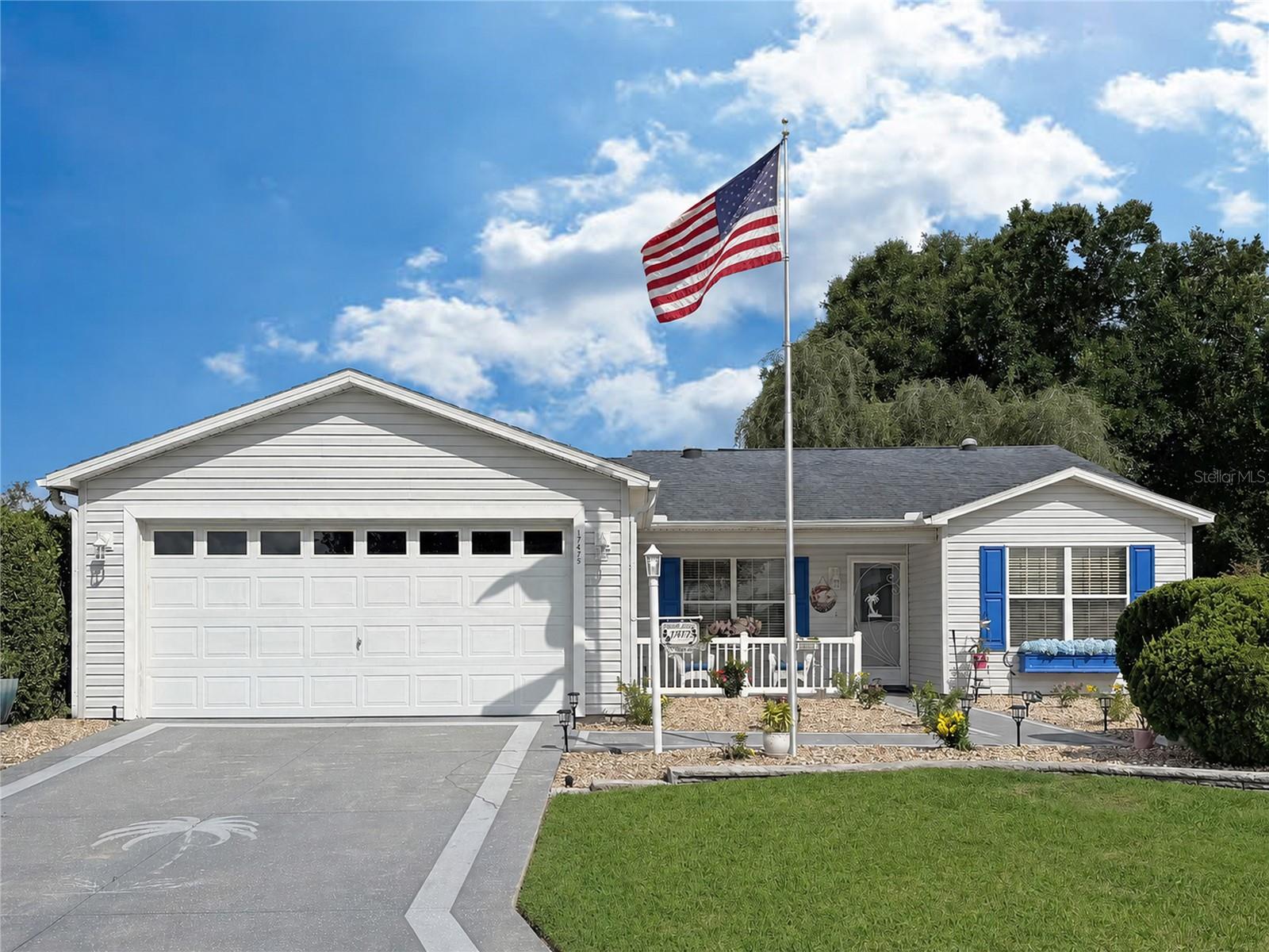 THE VILLAGES, FL - LARGEST 55+ COMMUNITY IN THE COUNTRY!  Tranquil neighborhood in The Village of Chatham.  CUL-DE-SAC - POOL HOME - TURN-KEY - LOW BOND BALANCE (under $2,500 remains; be sure to verify). 3-bed, 2-bath, 2-car garage. OPEN FLOOR PLAN features INDOOR LAUNDRY, TILE FLOORING (in living areas and bathrooms), 2 SOLAR TUBE SKYLIGHTS and VAULTED CEILINGS. // ROOF (Dec 2019), TRANE HVAC (Oct 2017), RHEEM WATER HEATER (2015). Nice white, wooden cabinetry in kitchen (and bathrooms), GORGEOUS stone counters in kitchen. // All bedrooms have closets. Primary bedroom has 2 walk in closets! // GOLF CART CONVENIENT to: Savannah Regional recreation center (has an 850+ seat theater often featuring plays and cover bands), NANCY LOPEZ GOLF & COUNTRY CLUB (*BEAUTIFUL* Legacy Restaurant continues to be a strong community wide favorite!), POLO FIELDS, not far from grocery stores, banking, doctor offices and other area restaurants. The 2 town squares that are the closest would be SPANISH SPRINGS TOWN SQUARE and LAKE SUMTER LANDING TOWN SQUARE. // In addition to having your own pool, you can also meet up with your friends at the Chatham pool a few golf cart minutes away. // Also not far from GLENVIEW GOLF & COUNTRY CLUB. // NOTES: Approx 40 Executive golf courses throughout the community are free to residents (trail fees additional).  The 12 Championship courses are not free. // The $1,316 "CDD FEE" reflected in this MLS listing IS ALREADY INCLUDED in the property tax bill amount (this is the fire dept, bond payment, bond maintenance & county waste/storm water). The $2,520 FEE reflected in the MLS listing is the $210 monthly amenity fee that is charged on the water bill from the CDD. // Room dimensions approximate. Information deemed reliable but not guaranteed; always verify // See Listing Agent for list of furnishings that convey. // ALTHOUGH INFORMATION DEEMED RELIABLE, IT IS NOT GUARANTEED (ALWAYS VERIFY ALL LISTED DATA, LOCAL DATA AND MEASUREMENTS).