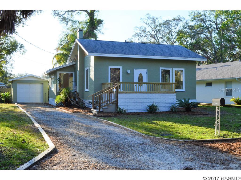 Warm and charming 2/2 bungalow between the river and US 1. This home is move-in ready with new paint, newer designed windows, new flooring in bedrooms, updated baths. New appliances in the kitchen, indoor laundry room area. Master bath has both shower stall and tub. Great open floor plan. Front and back porches are newly installed and a detached 1 car garage makes this 1928 home extremely live-able. This great location is perfect for walking down to the river and only a blk to N Sunset Park. Also near to the local YMCA, City Hall and the police dept. Area of nice homes. Very affordable at this price. Make this your own special place. ;Water: City