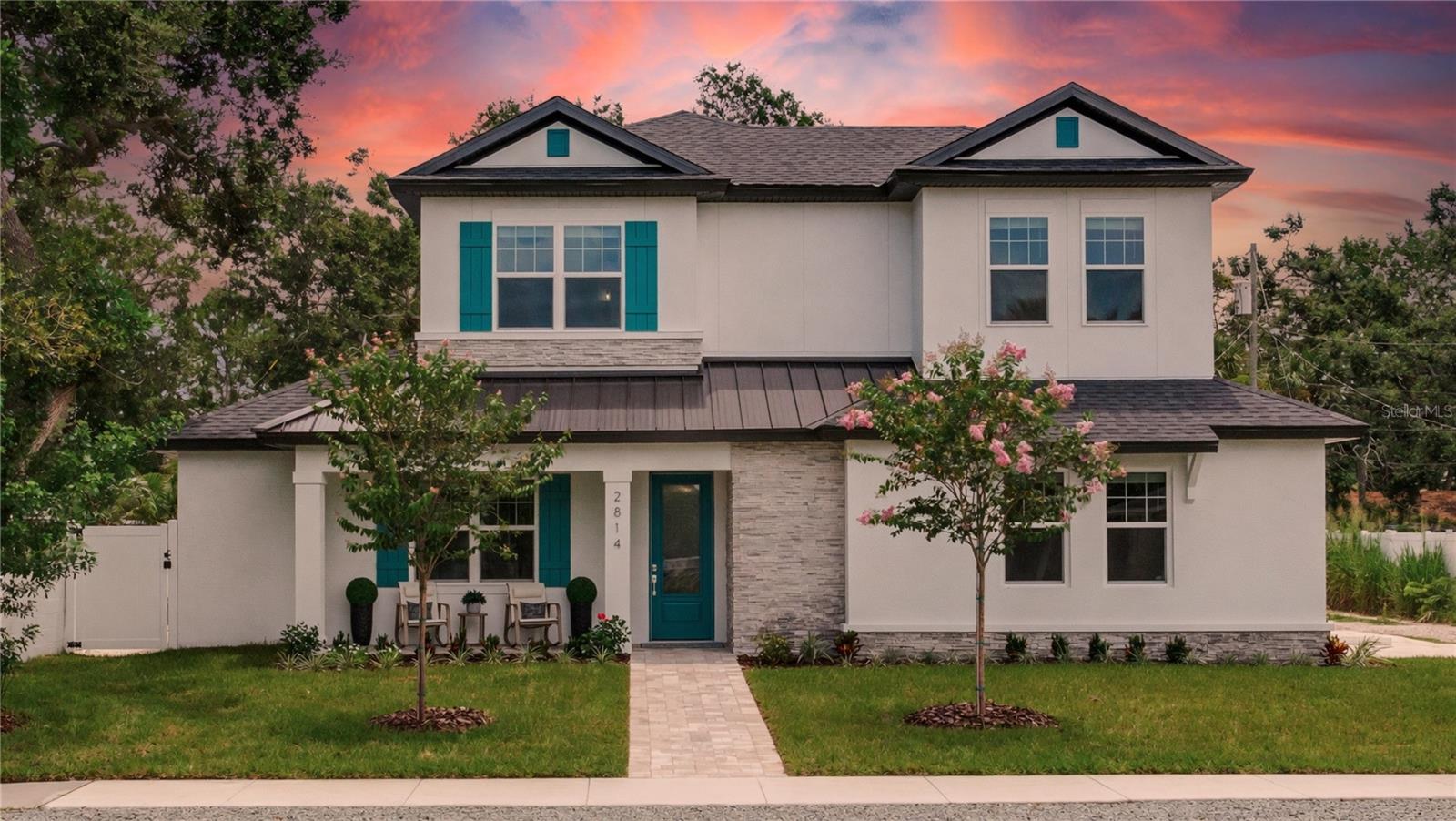 Experience the pinnacle of Gulfport, Florida living in this move-in-ready, brand-new custom construction home built by WinWay Homes to perfection and available now, so you can skip the wait and start enjoying your dream lifestyle immediately. This high-and-dry, no-flood-zone residence sits on an oversized corner lot just one block from vibrant downtown Gulfport, offering the perfect blend of modern luxury and coastal convenience.
Boasting 4 bedrooms, 4 baths, and a 2-car garage, this spacious single-family home features an entertainer’s open-concept floor plan anchored by a show-stopping 10-foot quartz kitchen island. Host movie nights in the dedicated home theater, focus in your private home office, or unwind in the first-floor primary suite complete with a floor-to-ceiling spa-inspired wet room. Two additional upstairs en-suite bedrooms provide flexibility for guests, family, or a home gym.
Step outside to your private resort-style oasis: a custom saltwater pool surrounded by a covered lanai, ideal for evening swims under the Florida sky. With multiple parks, Boca Ciega Bay, and an eclectic mix of restaurants and shops all within easy walking distance, this Gulfport pool home delivers the ultimate coastal lifestyle—start your mornings with coffee on the front porch and end your days with a dip in your own backyard paradise.
If you’re searching for new construction homes in Gulfport FL, luxury pool homes near Boca Ciega Bay, or a custom-built residence in a prime no-flood location, this is the one you’ve been waiting for. WinWay Homes is offering a full 1 year warranty along with a third party 2-10 warranty. Schedule your private showing today and make this Gulfport, Florida dream home yours before it’s gone!