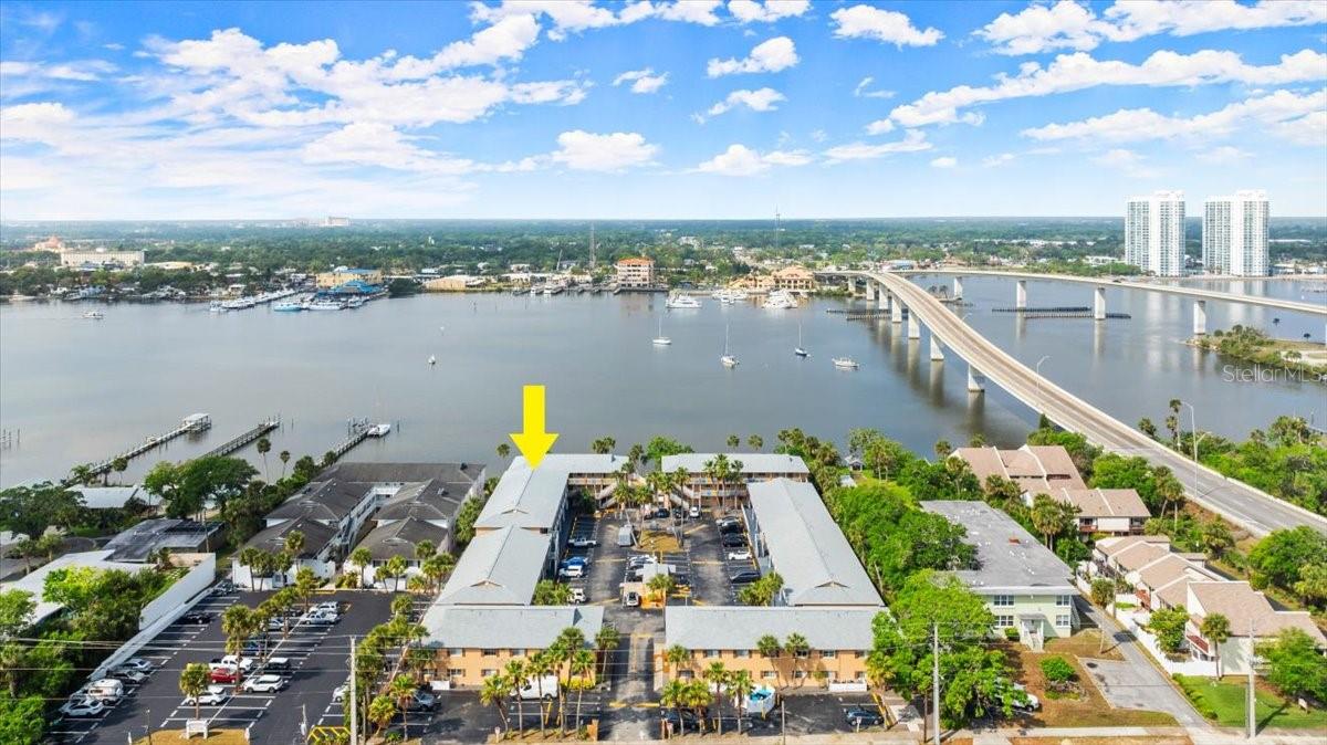 Welcome home where beachside living meets everyday convenience in this beautifully maintained 2-bedroom 1- bathroom condominium located in a charming riverfront community just blocks from the Atlantic Ocean. Perfect as a full-time residence, vacation getaway, or investment opportunity, this third-floor unit offers an inviting layout filled with natural light and coastal charm. Enjoy spacious living and dining areas, a functional kitchen with ample storage, and comfortable bedrooms designed for relaxation after a day at the beach. The community is ideally situated between the Halifax River and the Atlantic Ocean, allowing residents to enjoy the best of Florida's waterfront lifestyle. Spend your mornings watching the sunrise over the beach and your evenings taking in breathtaking sunsets along the riverfront. Community amenities include a pool, picnic and barbecue area, and beautifully maintained grounds that create a true resort-like atmosphere. Located just minutes from restaurants, shopping, entertainment, the Daytona Beach Boardwalk, Ocean Walk, and all that beachside Daytona has to offer, this is an opportunity to enjoy affordable coastal living in one of the area's most convenient locations. Whether you're looking for a weekend retreat, seasonal escape, or year-round residence, this beachside gem delivers the Florida lifestyle you've been dreaming about.