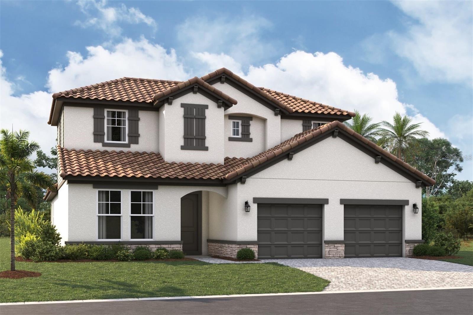 Under Construction. Welcome to luxury living in Sarasota within the highly sought-after community of Grand Park. This brand-new 2026-built residence, ready for completion at the end of July, offers an exceptional blend of modern design, high-end finishes, and thoughtful upgrades throughout the home. This stunning 4 bedroom, 3 bath home plus den/home office showcases an open-concept layout with zero wasted space as well as an integrated floor plan. Interior features like8-foot interior doors that enhance the sense of space and elegance and an upgraded gourmet kitchen. The heart of the home features upgraded cabinetry and quartz countertops, along with stylish tile backsplash, and premium gas stainless steel appliances designed for both everyday living and entertaining. The owner’s suite is a private retreat, complete with a beautifully designed tray ceiling and matching quartz finishes that elevate the spa-like atmosphere. Built for both comfort and durability, the home includes hurricane impact glass throughout, a tile roof, and energy-efficient spray foam insulation with a dehumidifier system in the attic (standard). Additional highlights include upgraded floor tile, an extended lanai with outdoor sink rough-in, and gas connections for enhanced functionality. This home is the perfect combination of luxury, efficiency, and Florida lifestyle—offering a rare opportunity to own a move-in ready, highly upgraded new construction home in one of Sarasota’s most exciting new communities. At Grand Park, you will enjoy access to exceptional amenities like the clubhouse with social space and pavilion, fitness center and wellness studio, two resort style pools with spa and cabanas, pickleball and tennis courts, walking & bike trails, scenic lake overviews, parks and a dog park. * HOME IS NOT COMPLETE, THE IMAGES ARE OF A COMPLETED HOME VERY SIMILAR TO THE HOME LISTING FOR SALE *
