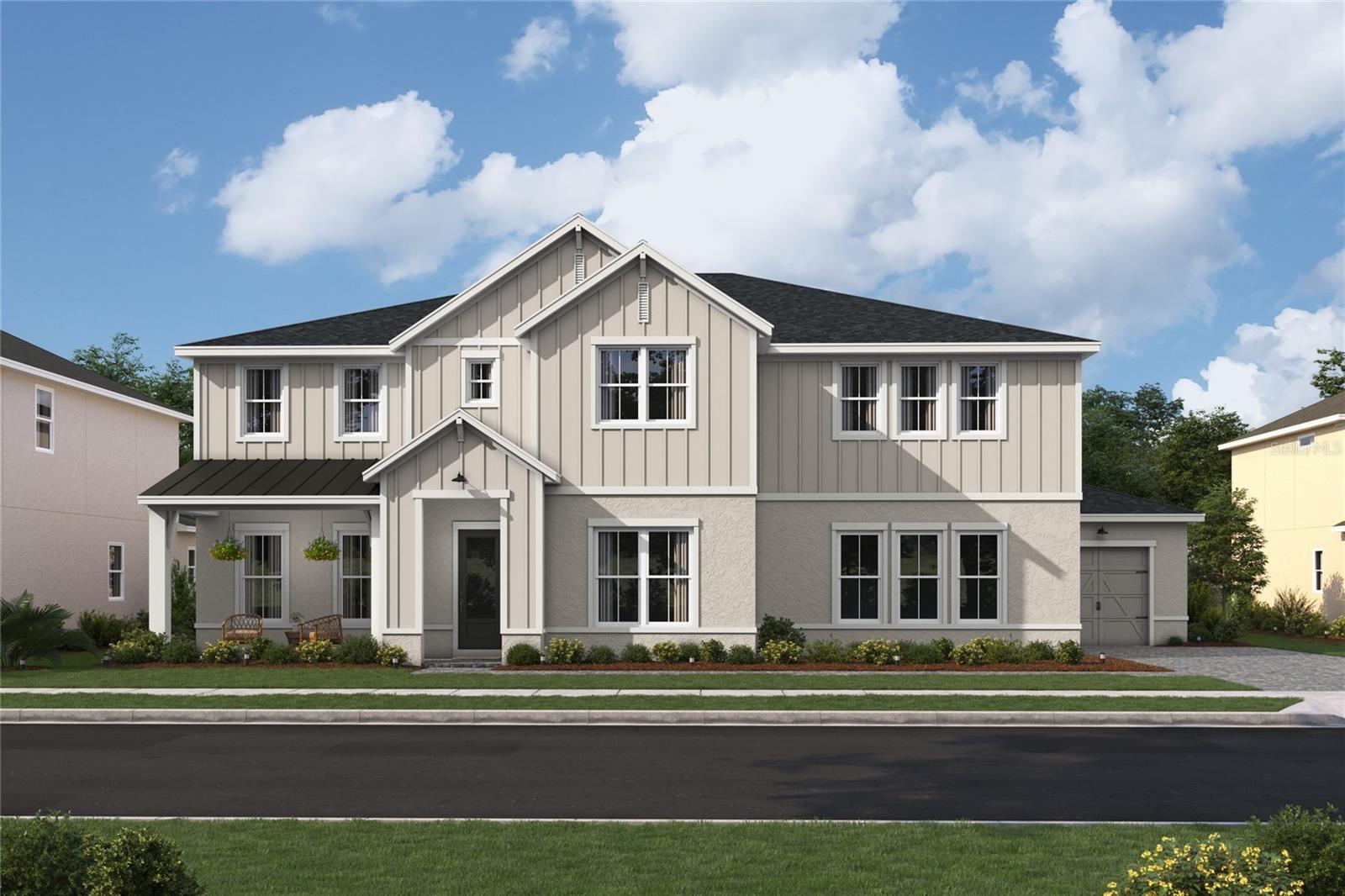 Under Construction. Under Construction.  Escape the ordinay in a gated exclusive enclave of just 31 homes located in Sanford.     The Richmond
floor plan with designer enhancements features a beautiful Famhouse architectural elevation with front porch.  The high ceiling
foyer welcomes you into a 2 story volume ceiling Great Room with oversized windows and    16' sliding glass door over looking your expansive backyard and preserve views.
   The gourmet kitchen with our LOOKS CLASSIC Palette features an expansive island, apron
sink, GE Monogram appliances, quartz counters.  The home features 5 bedrooms/5.5 baths with a home office and
Loft that can be used for any lifestyle needs. The primary suite features 2 walk in closets next to the 
spa inspired bath with a freestanding tub and shower with added rain showerhead. Designed to embrace Florida outdoor
living, the spacious covered patio and backyard provide ample space for pool and outdoor activities. Deer Lakes Preserve is conveniently located to the top rated 
Seminole County Schools, Shopping, and major highways.    We are also located in close proximity to Lake Mary & 
Sanfords busines districts, nearby parks, and downtown Sanford.  Easy commute to Downtown as well as to beaches, and attractions.  Come visit luxurious 
living in a New home at Preseve at Deer Lakes.