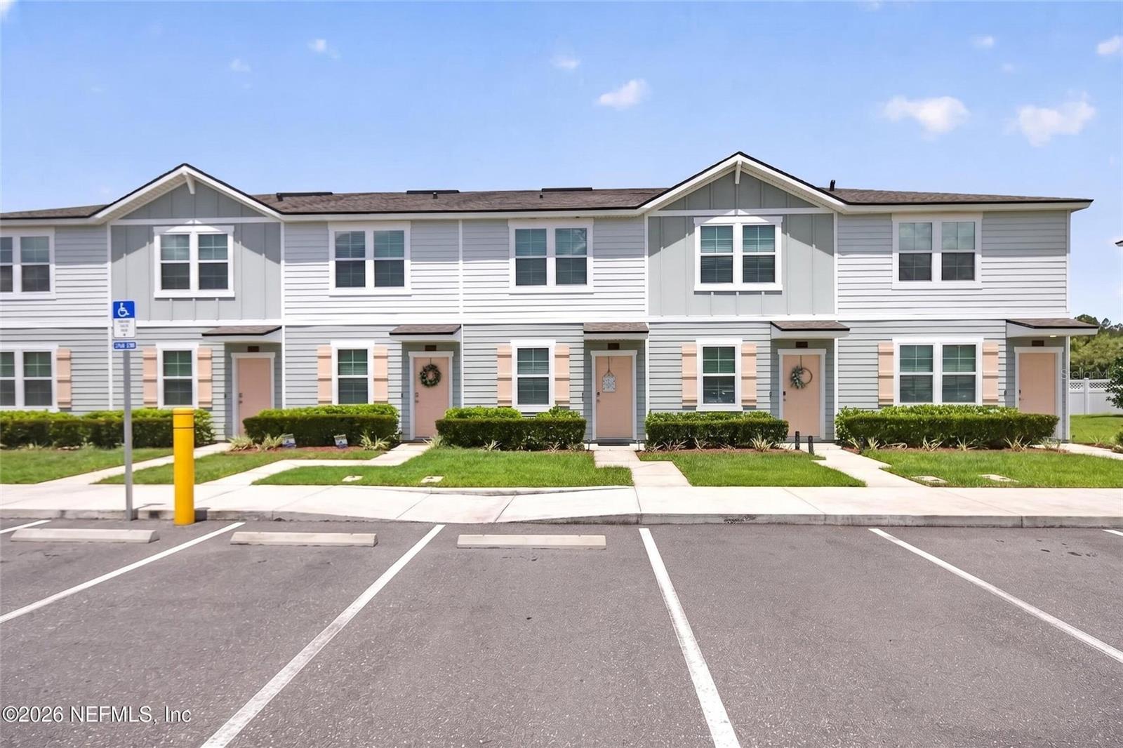 Welcome to a beautifully maintained townhome built in 2023, offering modern style and low-maintenance living. With the roof, HVAC, plumbing, electrical, and appliances just three years old, you'll enjoy peace of mind that comes with a nearly new home. Located in one Oakleaf's most desirable communities, residents enjoy access to community pools, parks, basketball and tennis courts, jogging, and scenic green spaces--perfect for recreation and connecting with community residents. Conveniently located within a quick drive to highly rated schools, major highways, shopping, dining, and everyday conveniences. Naval Air Station Jacksonville is also just a short drive away, making this an excellent choice for commuters, military, veterans, and civilian professionals alike. Whether you're a first-time homebuyer, looking to downsize, or searching for an investment opportunity, this nearly new townhome offers modern comfort, outstanding community amenities, and a location that truly has it all.
