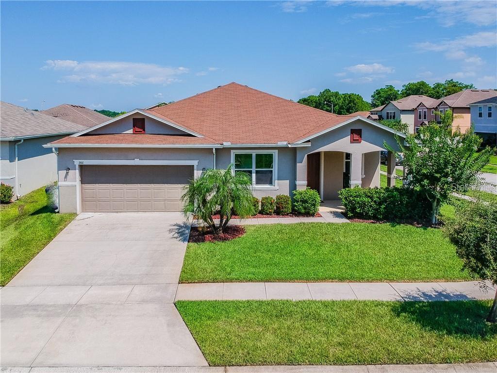 Amazing opportunity to own this beautiful home located in the highly desirable community of Shingle Creek Reserve. This well-maintained home has 3 bedrooms, 2 bathrooms, and a Bonus room that could easily be a 4th bedroom or in home office. New roof was replaced in 2025. It has so much room for a growing family, situated on a corner lot, close to the community boat ramp that leads out to Lake Toho. This is the perfect community for the outdoor loving family; not only for the boater, but golfer too, the community boasts a challenging 18 hole golf course. From the large arched front covered porch the entrance to this property brings you into the huge formal living/dining room, with its high ceilings, plantation shuttered windows and beautiful wood effect ceramic tile flooring. The openness of the home is stunning. A bonus room could be used as a media room/office , but it would easily become the 4th bedroom. A built in divider between the formal living room and family room just draws you in to find out what other surprises this home has, and it doesn’t disappoint! The family room is so big. Plantation shuttered windows and its sliding patio door gives access to the screened private covered patio, the perfect place to end your day with our favorite beverage, and the rear yard. The open plan of the family room leads into the kitchen, which is stunning. Granite counters and glass tile backsplash, matching appliances, breakfast bar, pantry and so much cabinet space. The master bedroom is off the family room, an en-suite bathroom with its beautiful tiled two person walk-in shower. The other 2 bedrooms have a private corridor with the 2nd bathroom, with in-shower tub and so much room. Schedule your private showing today!