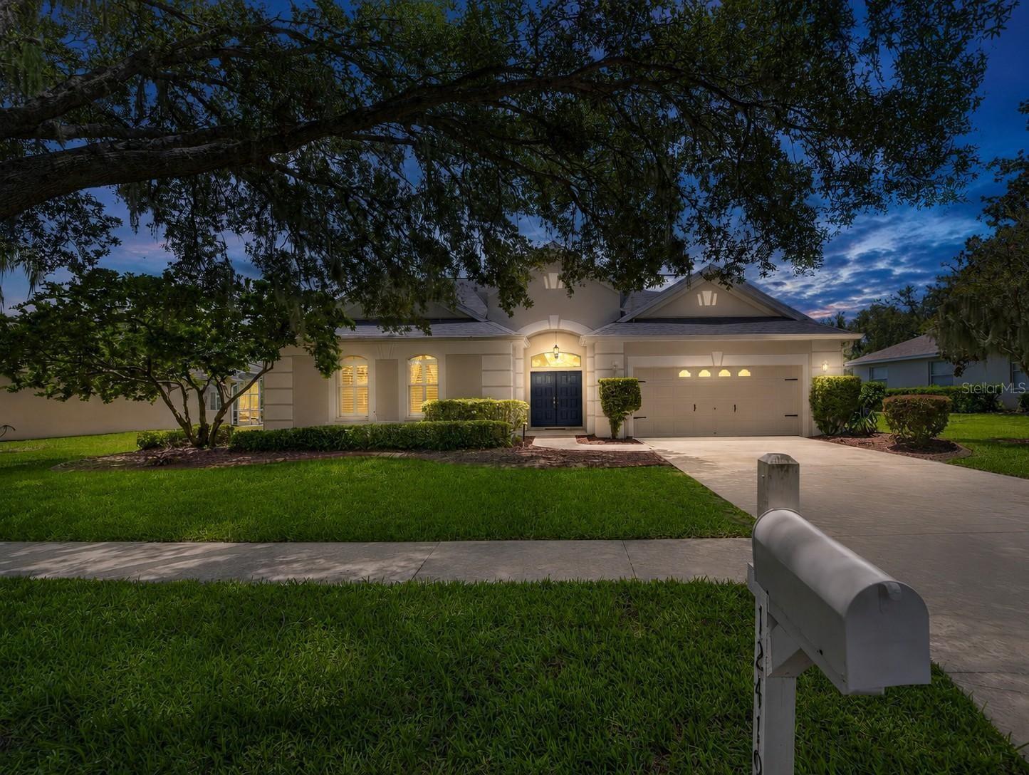 SELLER WILLING TO PAY $10,000 TOWARDS THE BUYERS CLOSING COSTS, PREPAIDS AND OR RATE BUYDOWN AT FULL PRICE OFFER!!! 
NEW REFRIGERATOR & DISHWASHER (2025)!!!NEW GARAGE DOOR OPENER AND TORSION SPRING (2024)!!! NEW FENCE AND POOL SCREENS (2023)!!! TITAN GAGAGE FLOOR (2024)!!! NEW FLOORS & ACCENT WALL (2024)!!! HOME WATER FILTRATION SYSTEM (2021)!!! HOT WATER TANK (2021)!!! HVAC (2021)!!! ROOF (2019)!!! 
Don't miss out on this meticulously maintained GATED community home located in Riverglen. As you enter the home you pass a formal dining room on your right and then walking into a large open kitchen and living room with room for a dinette table. The home really speaks for itself, with a beautiful granite stone accent wall and the pettibone floor tile.  As you open the oversized sliding doors you walk out on a beautiful screened covered patio looking out into the pool and a back yard overlooking a pond. The view into the woods will insure you never want leave home as you sip your morning coffee watching the wildlife visit you daily.  The community is just beautiful to walk your dog and enjoy the tennis courts, basketball or even a game of racketball. Conveniently located near I-75 this serene location will have a relaxing effect on you after any stressful day at work. The backyard is just waiting for you to fire up the grill on your patio and start the entertaining.  The location really speaks for itself, just take I -75 south and explore some of the best beaches in the world in the Siesta Key area. Want to go mountain biking, experience some the best trails around at the Alafia River State Park just 15 minutes away. From golf to the mall, 15 min away you have access to it all! If downtown Tampa is the the venue you want, you are just 25 minutes from some of the biggest venues in town. Stop in our historic Ybor City a few exits away and grab the trolley to Channelside to see The Florida Aquarium. Call today and don't let this one get away!