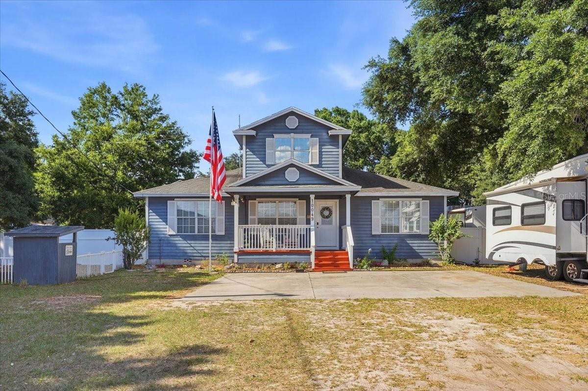 Custom-built 4BR/2.5BA home with a dedicated office on nearly an acre, featuring a fenced backyard and no HOA. Interior highlights include vinyl plank flooring (2022), a 5-ton AC unit, smart locks, Nest thermostat, and a wired security system with cameras. The kitchen offers stainless steel Samsung appliances and a new LG dishwasher (2025).

The primary suite delivers a spa-like retreat with a natural stone double shower and a sauna equipped with Bluetooth, speakers, and color-changing lighting.

Outdoor living shines with a screened, heated pool, bonfire pit, garden trellis, and mature fruit trees (lemon, loquat, mulberry), plus a muscadine grapevine and jasmine. The property is also set up as a hobby farm with 4 animal pens, 2 chicken coops, and multiple water lines.

Additional features include a 20x36 insulated warehouse (2023) with 220V electric, LED lighting, breaker box, and a 2-ton AC unit (2024), a separate insulated workshop, two metal sheds, a carport, RV hookups (30 & 50 amp), and a water purification system.

Energy-efficient upgrades include paid-off solar panels, an 80-gallon solar water heater, a 250-gallon propane tank, and a Generac Guardian 16KW generator.

Book your private showing today for this sweet slice of Southern comfort.