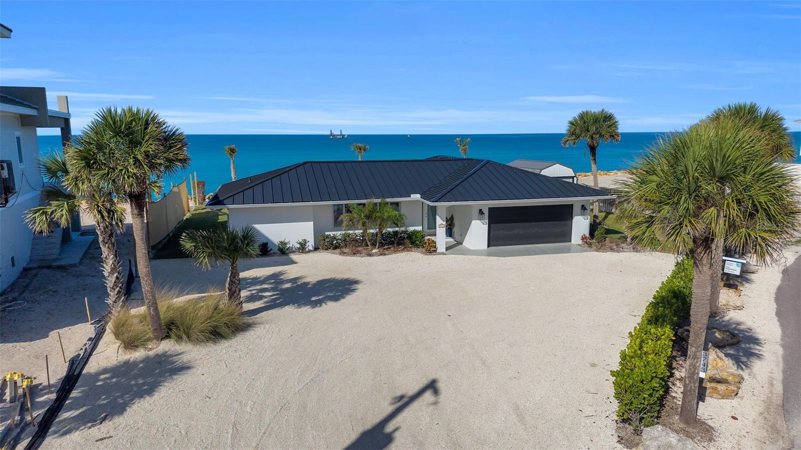 Gulf-View Retreat with Private Pool on Casey Key.  Escape to paradise in this beautifully renovated three-bedroom, two-bath Gulf-view cottage, ideally positioned on the coveted barrier island of Casey Key. Known for its pristine shoreline, natural beauty, and relaxed coastal charm, Casey Key offers a rare blend of privacy and convenience along Florida’s Gulf Coast.
Wake up to gentle sea breezes and enjoy your morning coffee on the deck as the Gulf shimmers in the distance. Spend the afternoon lounging beside your private pool while taking in the coastal views, then gather in the evening to watch spectacular sunsets that paint the sky over the water.
Inside, the home has been thoughtfully renovated with coastal-inspired finishes, modern amenities, and inviting living spaces designed for both relaxation and entertaining. The open-concept living area flows seamlessly into a fully equipped kitchen and dining space—perfect for sharing meals, hosting friends, or simply enjoying the laid-back rhythm of island life.
Beyond the cottage, Casey Key places you just minutes from some of the region’s most celebrated destinations. To the north, downtown Sarasota offers world-class arts and culture including theaters, galleries, and renowned performing arts venues, along with a vibrant waterfront and exceptional dining. To the south, charming Historic Venice invites you to stroll tree-lined avenues, boutique shops, cafés, and a lively restaurant scene.
Whether you’re exploring nearby beaches, enjoying fresh coastal cuisine, or attending an evening of theater and the arts, everything is within easy reach—while your peaceful Gulf-view retreat remains a world away.
This charming coastal cottage offers the perfect balance of island serenity, modern comfort, and access to the very best of Florida’s Gulf Coast.