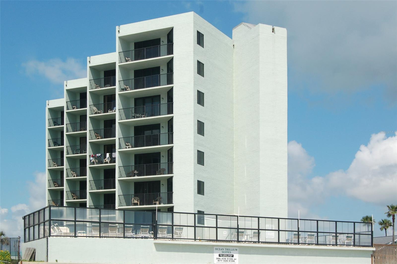 Ocean Trillium Suite's is a perfect vacation or weekend getaway.  It offers an oceanfront pool where can swim or take advantage of the Atlantic Ocean and the beautiful sandy beaches.  Close to historic Flagler Ave and all the wonderful shops and restaurants.  Ocean Trillium offers a unique management plan with owners expenses paid from the rental revenue pool.  This type of management provides the opportunity for low cost ownership. ;Water: City