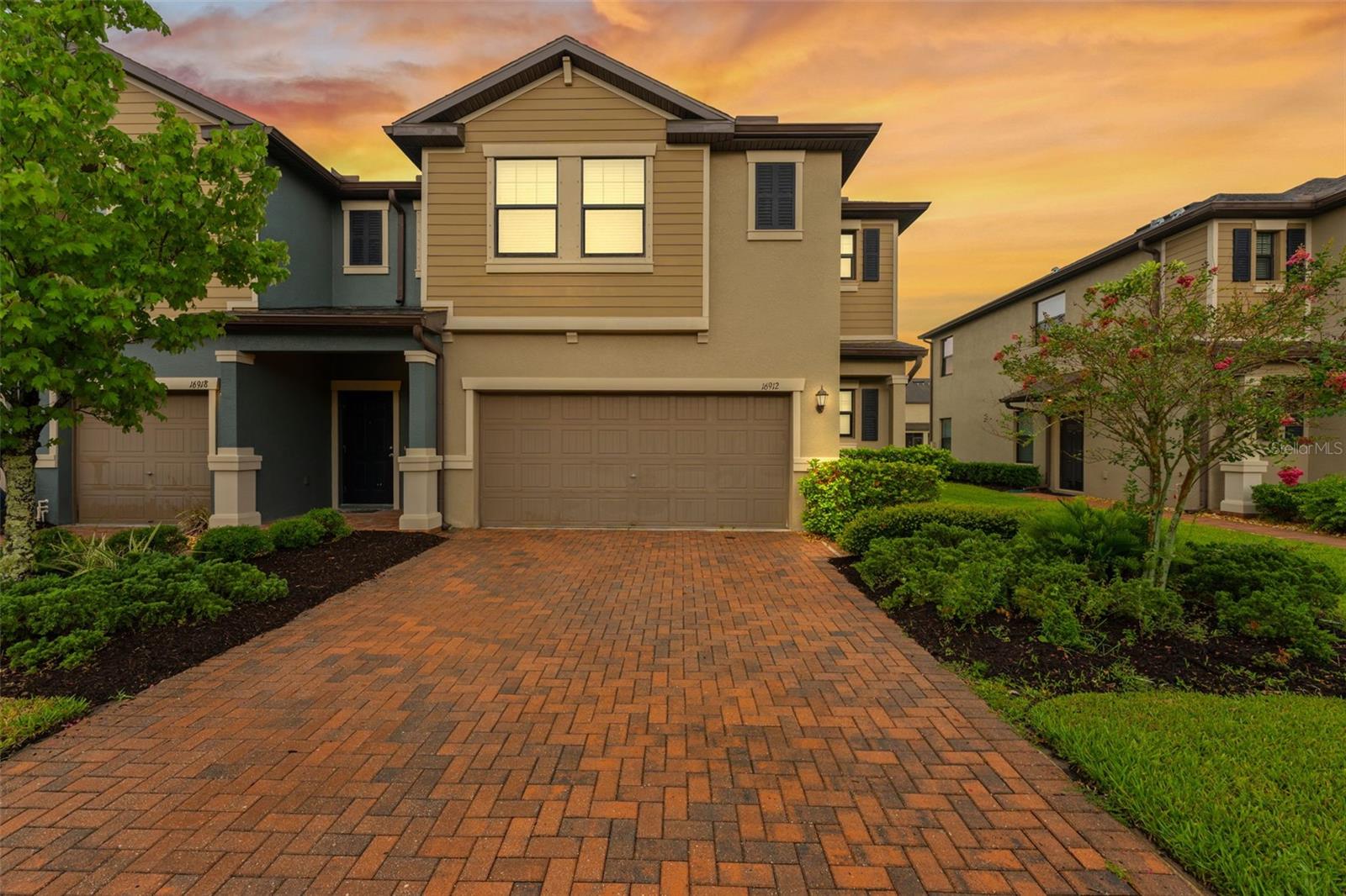 Welcome home to this beautifully maintained **corner-unit townhome in the highly sought-after Bexley community!** This spacious two-story **Celeste floor plan** offers 3 bedrooms, 2.5 bathrooms, a versatile loft/bonus space, and a 2-car garage with 1,851 square feet of thoughtfully designed living space.

From the moment you walk in, you’ll notice just how **immaculately kept** this home is. Clean, fresh, and truly move-in ready, it offers **brand-new carpet, fresh interior paint, and a whole-house water softener** for added comfort and peace of mind.

The open-concept layout features elevated ceilings, ceramic tile flooring downstairs, and granite countertops with a full backsplash in the kitchen. With plenty of prep space and a walk-in pantry, the kitchen is designed for both everyday living and easy entertaining.

Upstairs, the spacious primary suite offers a peaceful retreat with a large walk-in closet, dual linen storage, and an oversized walk-in shower. The upstairs loft adds flexibility for a home office, playroom, or second living space.

Additional features include laundry room cabinetry with attic access, ceiling fans throughout, window treatments, an in-wall pest control system and hurricane shutters, practical upgrades that make everyday life easier.

Step outside to your **screened-in paver patio**, the perfect spot for morning coffee or winding down at the end of the day.

Living in Bexley means more than just owning a home, it’s a lifestyle. Enjoy resort-style pools, a lap pool, splash pad, miles of scenic walking and biking trails, multiple parks, and Club Bexley, all within one of Pasco County’s most desirable master-planned communities.

Bonus: This home is located **outside of a flood zone and evacuation zone**, offering even more peace of mind.

Conveniently located near I-75, the Suncoast Parkway (589), and Dale Mabry, with easy access to Tampa, Tampa International Airport, and Florida’s beautiful Gulf beaches. Zoned for top-rated schools including **Bexley Elementary School**, **Charles S. Rushe Middle School**, and **Sunlake High School**.

If you’ve been waiting for a home that checks all the boxes, spotless, stylish, and move-in ready in one of Land O’ Lakes’ most popular communities, this is the one to see first.