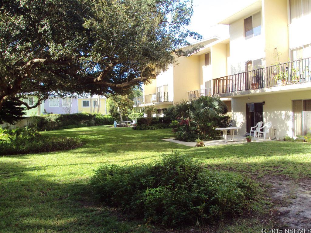 WOW  What a deal! 2/2 condo on the beachside for $120,000. Charming small secluded 15 unit complex walking distance to the ocean. Lovely salt water pool on the spacious grounds. Low monthly maintenance fee of $250. Walk out from your bedroom to spacious back yard and to the pool. This unit needs flooring and appliances. Seller has option to purchase flooring and appliances and raise the price. Assessment of $200 due on 12/31/2015 and $100 due on2/28/2016 ;LocationDescription: Condo ;Water: City