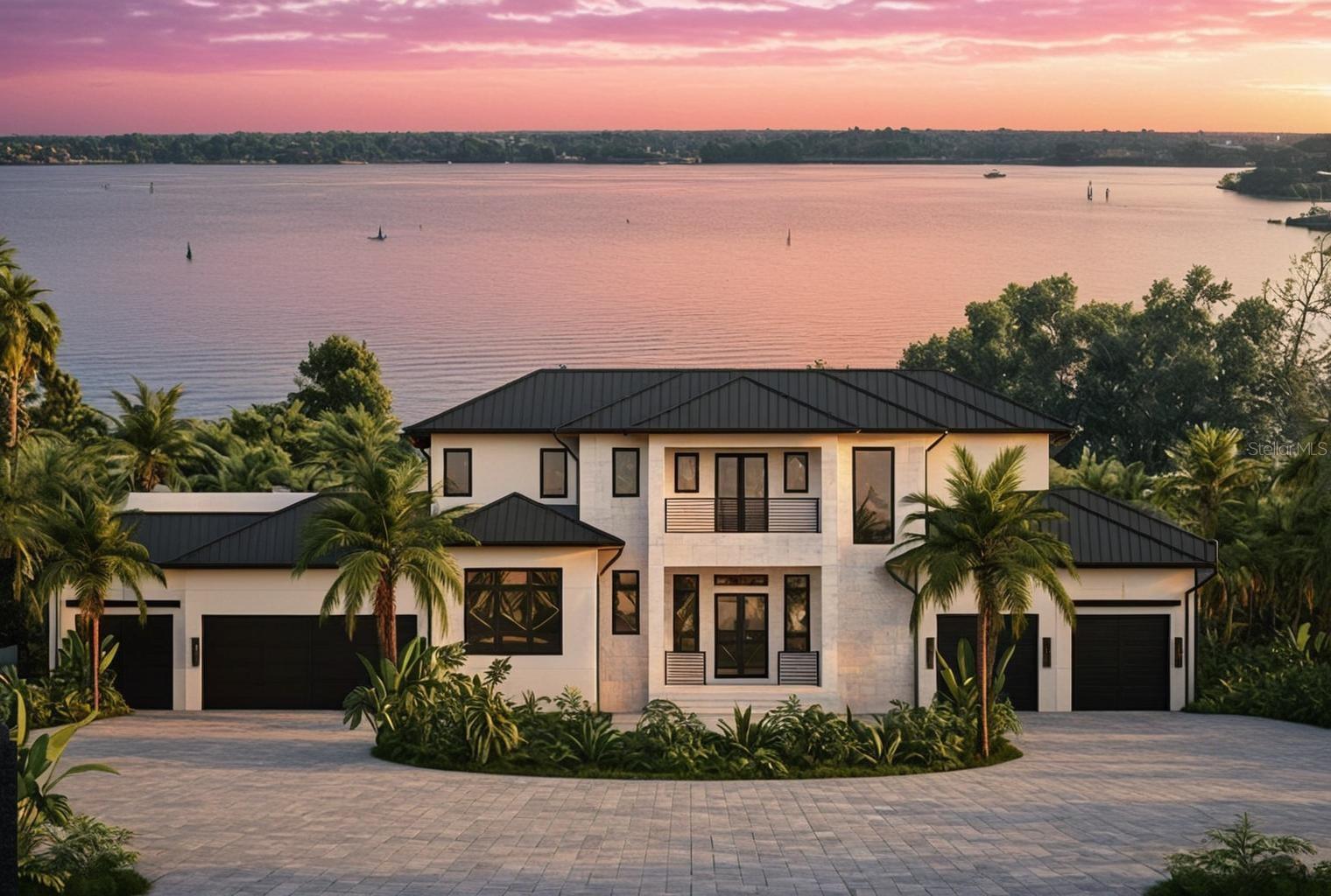 Under Construction. Introducing one of Hidden Harbor’s most significant new offerings—a waterfront estate meticulously crafted by Dynan Construction Co. one of Sarasota’s most respected and sought-after luxury builders. Known for their uncompromising standards, Fortified Gold engineering, and elite coastal construction methods, Dynan Construction Co. has earned a prestigious reputation across Florida for delivering residences that marry innovative design with enduring structural integrity. This home represents a rare level of elevated coastal living, where artistry and engineering come together in flawless harmony. This bay front property’s unique footprint extends across to a deep saltwater canal, allowing unobstructed panoramic Bay views while still providing protected harbor docking—an extraordinary combination rarely found in Sarasota. Just beyond the resort-level pool and terraces, a stretch of private white-sand shoreline delivers a true barefoot-beach experience, steps from your outdoor living spaces. Designed for both grand entertaining and effortless everyday living, the home features a full outdoor kitchen, covered dining pavilion, outdoor shower, and an expansive poolscape that blends seamlessly with the surrounding water and sky. Inside, every surface, finish, and detail has been curated to reflect a standard of luxury that defines Sarasota’s elite design culture—custom millwork, designer lighting, elevated stone selections, and a palette inspired by refined coastal sophistication. The estate plan offers 5 bedrooms, a dedicated office, gym with built in Sauna, plus additional wellness/lifestyle spaces, and thoughtful livability throughout. The primary suite is conveniently located on the main level, offering privacy, water views, and immediate access to the outdoor living areas. Two laundry rooms, an elevator, and multiple flexible-use rooms create convenience for multigenerational living, extended guests, or long-term functionality. Car enthusiasts and coastal adventurers will appreciate the 4-car garage plus a golf cart/motorcycle garage, providing exceptional storage and flexibility. Located just minutes from Siesta Key, this home not only offers immediate access to world-renowned beaches but beyond the waterfront lifestyle, the estate is a short drive to Sarasota’s vibrant cultural scene—from performances at the Van Wezel and Sarasota Opera House to exhibitions at The Ringling Museum. A rare convergence of architectural pedigree, luxury construction, and irreplaceable waterfront setting—this Hidden Harbor estate stands as a defining example of elevated coastal living on Florida’s Gulf Coast.