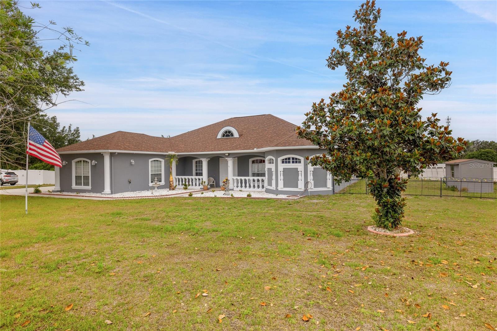 PRICE IMPROVED

Welcome to 5104 Big Stand Lane in Wimauma, FL. This spacious home features 3 bedrooms plus 1 flex room, 2 bathrooms, and sits on an oversized 1.18-acre lot with plenty of room to enjoy country-style living while still being close to shopping, dining, schools, and major roadways.

The property includes solar panels designed to help reduce energy costs, with the current owner's average electric bill approximately $14 per month according to attached photos. The home also features a private well water system with water filtration and softener system, plus a tankless water heater for added efficiency, comfort, and lower utility costs.

Major recent upgrade includes a NEW permitted shingle roof installed in 2025 (Permit #HC-BTR-25-0261155), providing added value and peace of mind for the future owner.

Enjoy the freedom of NO HOA and NO CDD fees while having ample outdoor space for entertaining, gardening, RVs, boats, work vehicles, toys, or future possibilities.

Some furniture may be included with the sale. Please inquire for details regarding included items.

Conveniently located near Tampa, Brandon, Sun City Center, Apollo Beach, parks, restaurants, shopping centers, and Florida Gulf Coast attractions. Easy access to I-75 makes commuting simple.

This property offers comfort, efficiency, and space all in one. Easy to schedule a showing. This one will not last long.

Washer and dryer do not convey.