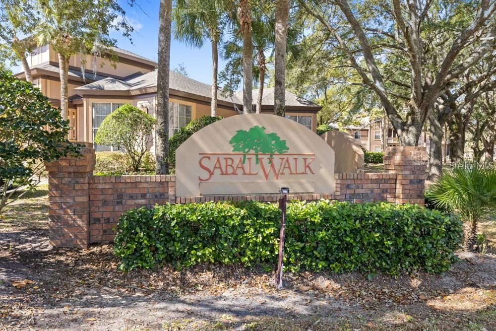 This charming two-bedroom, second-story condo is located in the beautiful Sabal Walk community. The spacious living and dining areas feature vinyl flooring throughout the main living spaces, creating a warm and inviting atmosphere.

Sliding glass doors from the living room open to a private screened  porch overlooking the community bridge and pond, where you can enjoy peaceful views and watch the many birds and herons that gather there.

The thoughtfully designed split-bedroom floor plan offers privacy, with each bedroom situated on opposite ends of the home and featuring direct access to a bathroom. The primary suite includes a large walk-in closet and an oversized vanity. The second bedroom features brand-new carpeting and convenient access to the second bathroom.

The spacious kitchen boasts granite countertops and ample cabinet space. A full-size washer and dryer are located in the laundry room just off the entrance and are included with the rent.

Residents of Sabal Walk enjoy wonderful community amenities, including a pool and fitness center, and the location is just minutes from scenic walking trails and Wekiwa Springs State Park.

This condo offers the perfect combination of comfort, convenience, and beautiful natural surroundings.