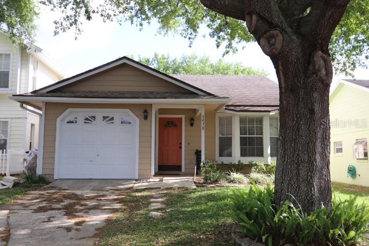 3/2 home in Citrus Oaks! This home offers ceramic tile and wood laminate flooring, a converted garage for extra living space, and a washer & dryer. The beautiful stone entryway is an eye-catcher as you approach the front door and is unique to the neighborhood. Enjoy the large fenced backyard, and landscaping is included. The community offers a large pool and clubhouse.