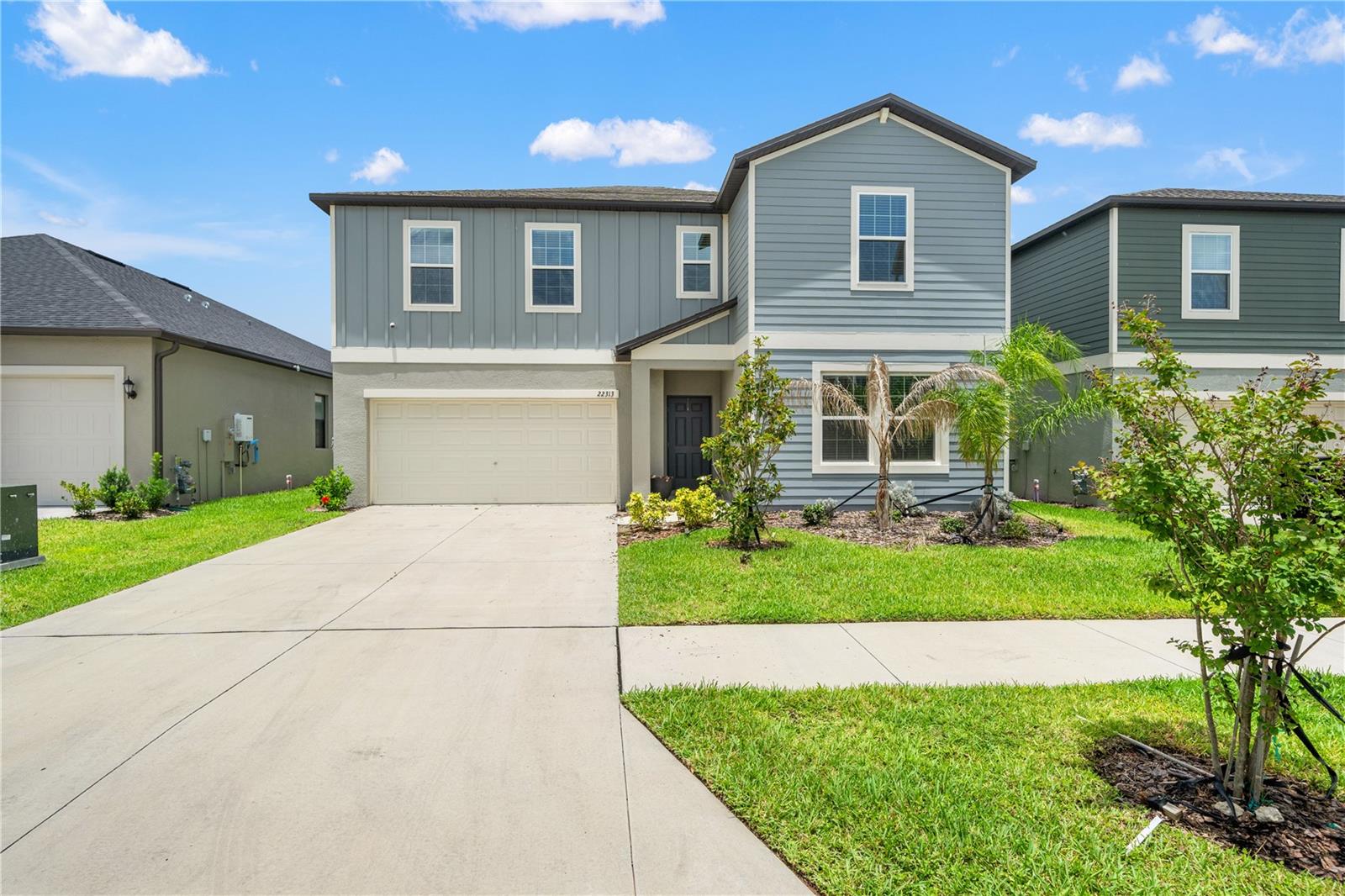 Welcome to one of Connerton's most sought-after floorplans—the impressive Trenton model! Perfectly positioned on a peaceful waterfront homesite with a fully fenced backyard, this expansive 6-bedroom, 3-bathroom residence offers the perfect combination of luxury, functionality, and space for today's modern lifestyle.

Boasting over 3,300 square feet of thoughtfully designed living space, the Trenton is the largest floor plan offered in this collection, making it an increasingly rare opportunity as only a limited number of new Trenton models remain to be built in Connerton. The open-concept first floor creates an inviting atmosphere where the chef's kitchen seamlessly overlooks the spacious family room and dining area—perfect for entertaining, holidays, and everyday living. The versatile layout includes a secondary bedroom and full bath on the main level, ideal for guests or multigenerational living, while the private owner's suite is tucked away for maximum comfort and relaxation. Upstairs, you'll find four additional bedrooms surrounding a massive loft that offers endless possibilities as a media room, game room, home office, or second living area. 

Step outside to enjoy tranquil water views from your backyard oasis. The fully fenced yard provides privacy for children and pets while creating the perfect backdrop for morning coffee, evening sunsets, and weekend gatherings.

Living in Connerton means enjoying one of Land O' Lakes' premier master-planned communities. Residents have access to an incredible lineup of resort-style amenities including a spectacular clubhouse, resort-style pool, lap pool, splash park, state-of-the-art fitness center, miles of scenic walking and biking trails, multiple playgrounds, basketball, tennis, pickleball and volleyball courts, parks, an outdoor amphitheater, and community events throughout the year. Families also appreciate the convenience of an onsite elementary school, while shopping, dining, and everyday conveniences are just minutes away. 

An exceptional financing opportunity makes this home even more attractive! Qualified buyers may have the opportunity to assume the seller's FHA loan at an incredible 4.5% interest rate, potentially saving hundreds of dollars each month compared to today's market rates. Even better, we have a knowledgeable lender ready to help guide buyers through the assumption process.

Between its rare floor plan, breathtaking water view, fenced backyard, unbeatable community amenities, and valuable assumable financing opportunity, this home truly stands out as one of Connerton's best values. Opportunities to own a Trenton model are becoming increasingly limited—don't miss your chance to make this exceptional home yours.