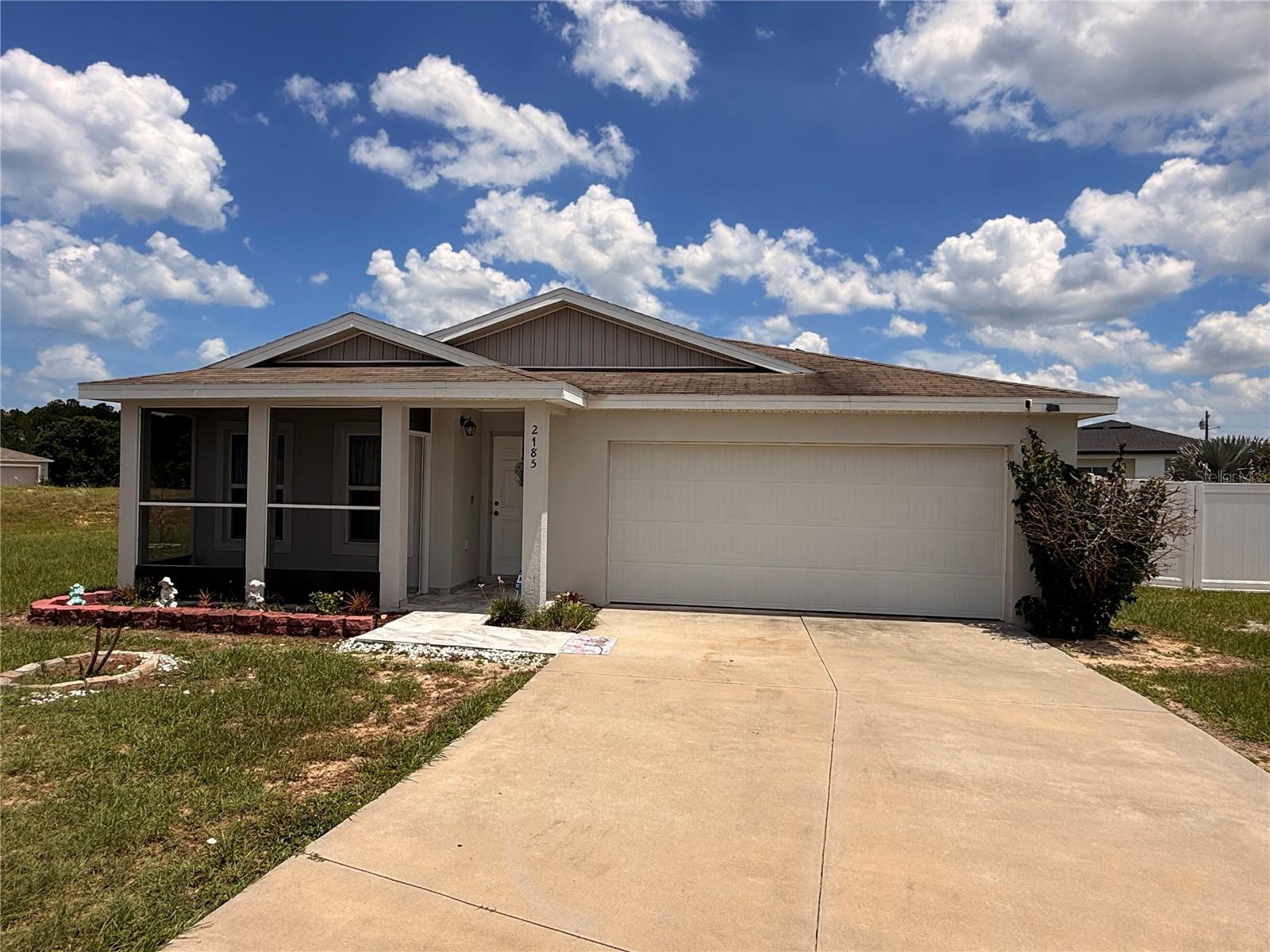 Welcome to 2185 Rock Drive, Poinciana! This move-in ready home offers a spacious open-concept floor plan designed for comfortable living and effortless entertaining. Freshly painted throughout, the home features a bright and inviting interior with seamless flow between the living, dining, and kitchen areas. The functional layout provides plenty of space for everyday living while creating the perfect setting for gatherings with family and friends. Whether you're a first-time homebuyer, looking to downsize, or seeking an investment opportunity, this turnkey property is ready for its next owner. Conveniently located near schools, shopping, dining, parks, and major roadways, you'll enjoy both comfort and convenience. Don't miss your chance to make this beautiful home yours—schedule your private showing today!