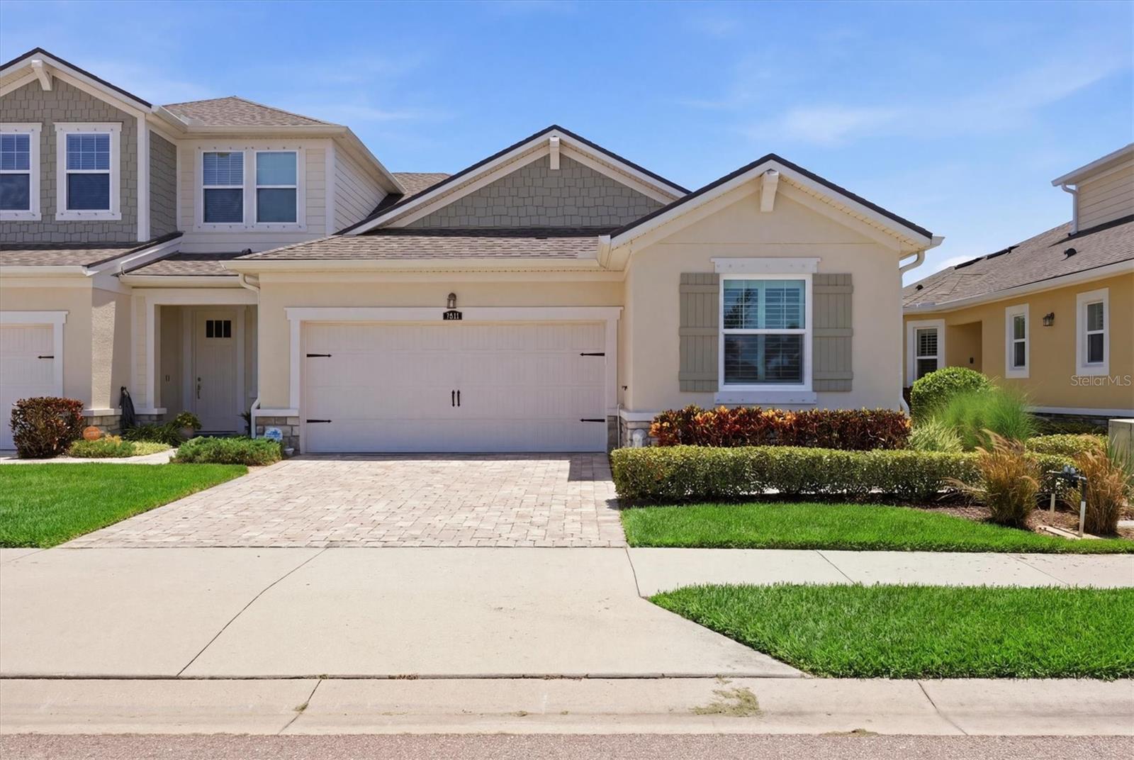 Welcome to the highly sought-after one story” Captiva" model—built in 2017— in the gated Enclave of Forest Lakes community. The home is located directly across from the community pool and dog park. The perfect blend of modern maintenance-free living and single-family privacy, this pristine home is designed for effortless comfort. Step inside to a bright, open-concept 2 bedroom + office floor plan with high ceilings, ceramic tile flooring, and a seamless flow ideal for entertaining. The kitchen features stainless steel appliances, solid wood cabinetry, and a large granite island, and is open to the living room with a wall of glass sliding doors to your extended private, screened lanai—the perfect entertaining spot. The spacious primary suite serves as a quiet retreat with tray ceilings and sliding doors also to lanai. The generous sized bathroom features a double vanity, glass enclosed walk in shower, a linen station, direct access to the laundry room and an oversized custom-outfitted walk in closet. On the opposite end of the home is the guest suite and bathroom. separate dining area and office PLUS…there is a newer roof installed by owners in 2023 ($19K), HVAC replaced in 2024 ($9K), water heater replaced in 2025 ($1400) and HURRICANE WINDOWS AND DOORS 2026 ($25k). Whole house water softener with reverse osmosis water in the kitchen  ($6k). Peace of mind for buyers knowing they would not have anything major to worry about!
