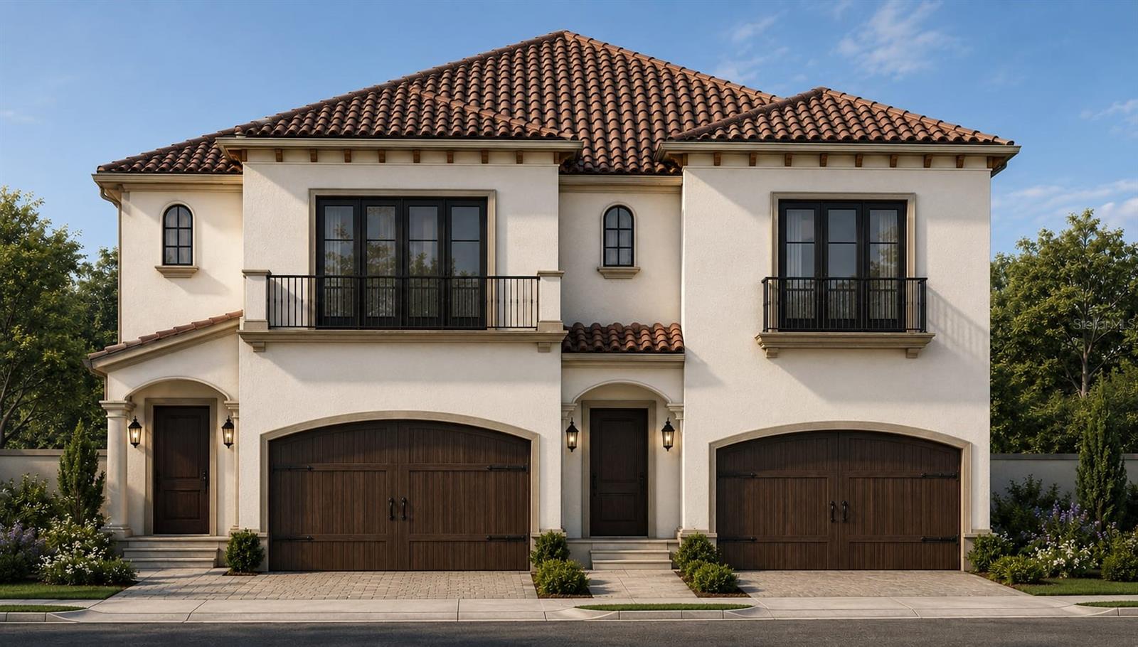 Pre-Construction. To be built. New custom-built luxury townhouse in a private community.
Spacious 3-bedroom, 4-bathroom, 2-story townhouse with a living area of 2722 sq ft.
Under roof area with two-car garage is 3355 sq ft.
lot size 3039 sq ft
Tile roof, quality finishes, ceiling heights 
11.4' 1st floor and 10.0' 2nd floor