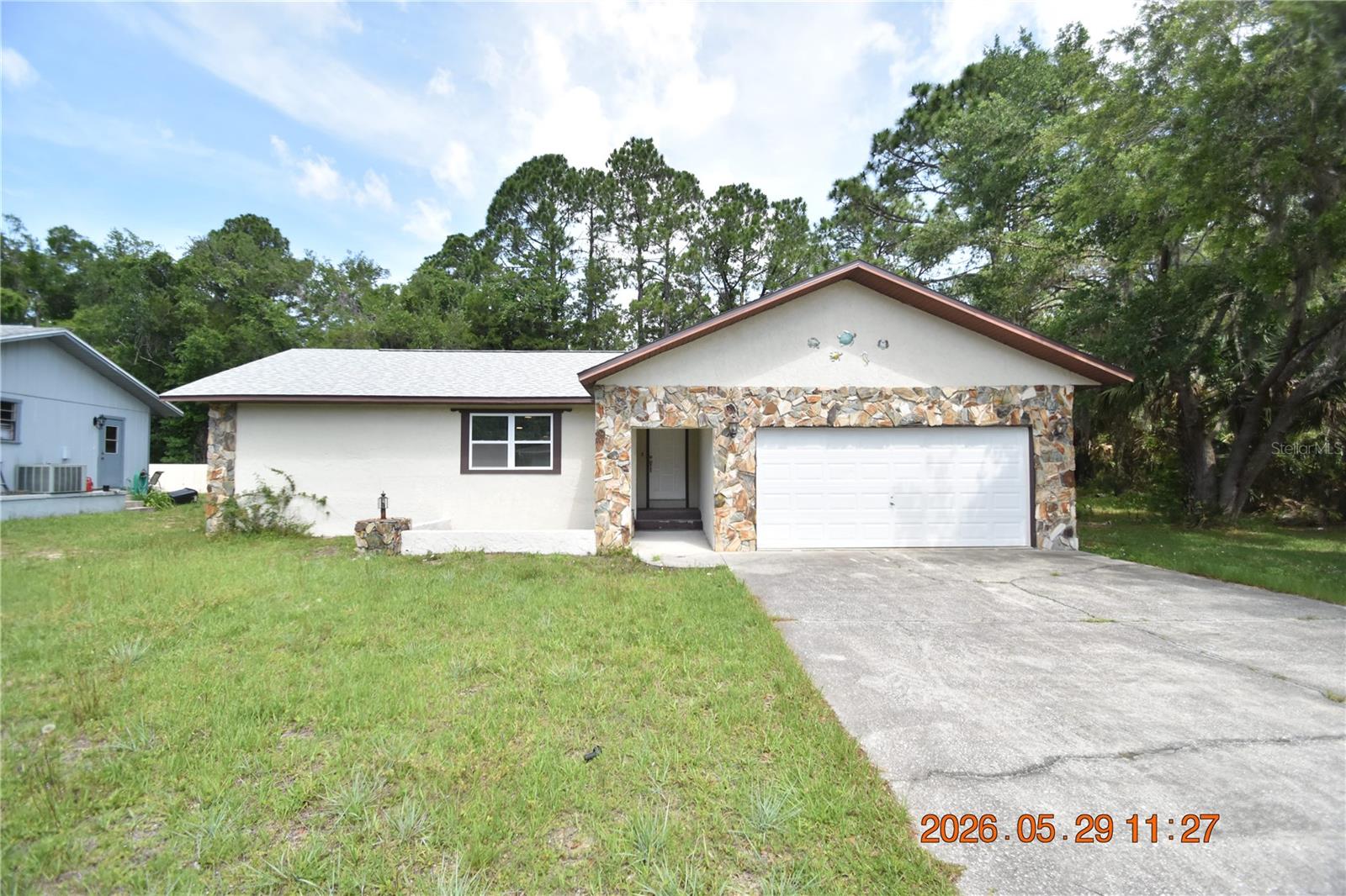 4 Bedroom, 2.5 bath Crystal River home with 1612 sq ft of living space.
2 car garage to keep your car clean and dry.
Large lot for room to roam.
BBQ area with grill is great for entertaining family and friends.
Back porch is the perfect spot to relax.
Brand new tile floors throughout so easy to maintain.
Freshly painted and ready for your finishing touches.
Dining area off the kitchen for family meal times.
New kitchen with new appliances, new granite counters, and ew cabinets.
Kitchen appliances include fridge, glass-top stove, built-in microwave, and dishwasher.
Large finished Florida room, climate controlled – would make a great office, playroom or workout room.
Primary suite has private bathroom and walk-in closet of course.
3 additional bedrooms are a good size and 2nd bath has been remolded.
Convenient half bath in the laundry area.
Window blinds for light control and privacy.
Ceiling fans will be sending you a cool breeze.
Central heat & air for to keep you comfy year round.
Washer/Dryer CONNECTIONS for your convenience.
Convenient to plenty of shops, schools and dining.
Utilities are separate and tenant responsibility.
Lawn care is separate and tenant responsibility.
DONT FORGET TO CHECK OUT THE FULL WALKTHROUGH VIDEO AT OUR WEBSITE!!