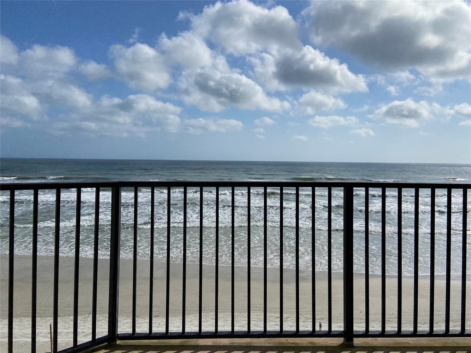 Direct oceanfront  corner 3 Bd, 2 Ba condo home with panoramic large oceanfront private balcony accessed from the living room and master bedroom.  This gorgeous direct oceanfront condo is in the intimate 42 unit Las Brisas building, which features a magnificent heated pool and private tennis courts.  Being offered fully furnished.  Plantation shuttered windows and light all around.  Enjoy the fireplace in the winter.  Wide open and airy, the large wall in the living room is fully mirrored to augment the views and feeling of spaciousness of this open floor plan.  Underground parking.  Walk to many restaurants and shops. ;Water: City