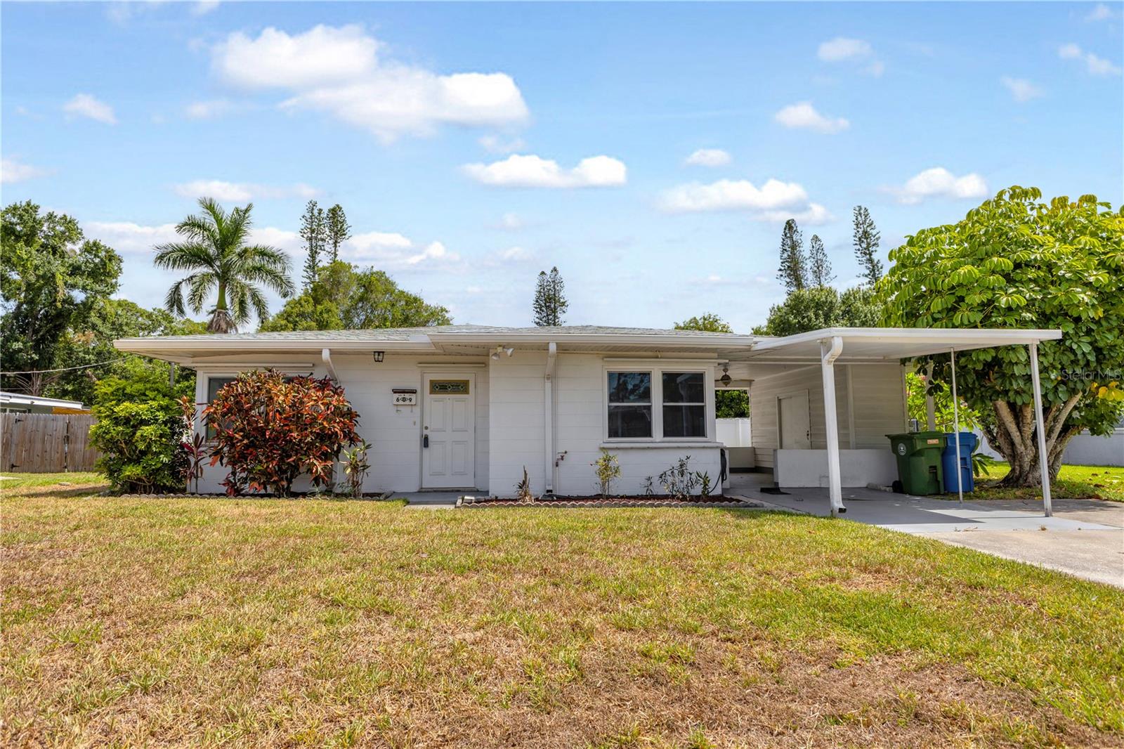 Well-maintained and thoughtfully updated 2-bedroom, 2-bath home located in a desirable established neighborhood with no HOA restrictions. This move-in-ready property features hurricane-impact glass windows, a newer water heater, updated HVAC system, and a brand-new roof for added peace of mind. Inside, you'll find a comfortable layout ready for your personal touches to create the home of your dreams.
The fully fenced backyard offers privacy with a durable 6-foot PVC fence and includes a storage shed and mature fruit trees, providing both convenience and charm. Whether you're looking for a primary residence, seasonal retreat, or income-producing rental property, this home offers exceptional value and versatility.
Priced below appraised value, this is an outstanding opportunity for homeowners and investors alike. Don't miss your chance—homes like this sell quickly. Schedule your showing today before it's gone!