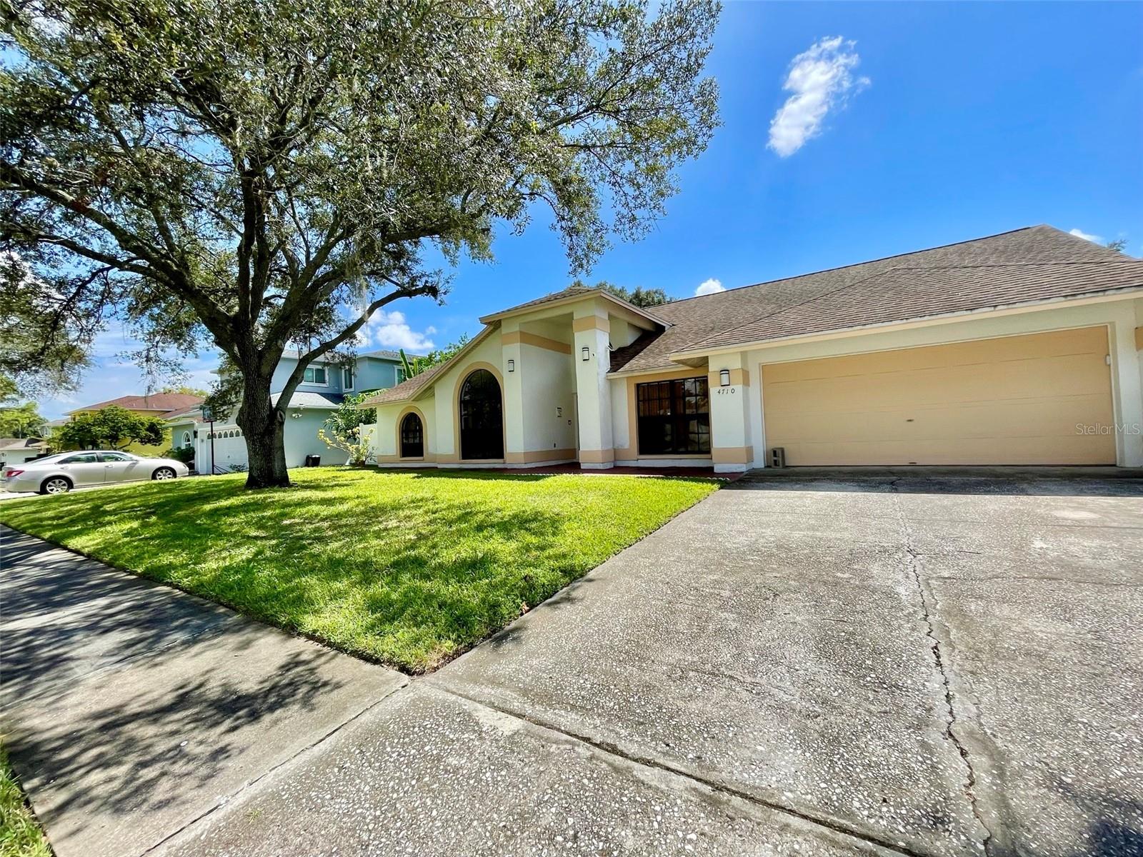 Welcome to your New Haven in Tampa! This 4-bedroom, 3-bathroom gem boasts a spacious 2-car garage and an inviting open layout that seamlessly connects multiple lounging rooms, a dining room, and a cozy living room. The kitchen nook is perfect for morning coffee, while the entertainment area(s) make hosting a breeze. Your master retreat includes a generous walk-in closet, and the convenience of a washer and dryer is included. Step outside to discover the open backyard patio within a gated backyard for privacy and security. Inside, the home shines with ceramic flooring throughout, vaulted and arched ceilings, and a beautifully updated kitchen. This is the perfect blend of comfort and style in a prime Tampa location. Pets welcome, at owners' discretion 2 pets max, 20lbs max. In addition to the advertised base rent, all residents are enrolled in the Resident Benefits Package (RBP) for $50.00/month which includes HVAC air filter delivery, credit building to help boost your credit score with timely rent payments, utility concierge service making utility connection a breeze during your move-in, and much more! More details upon application. Vacant/Available Now