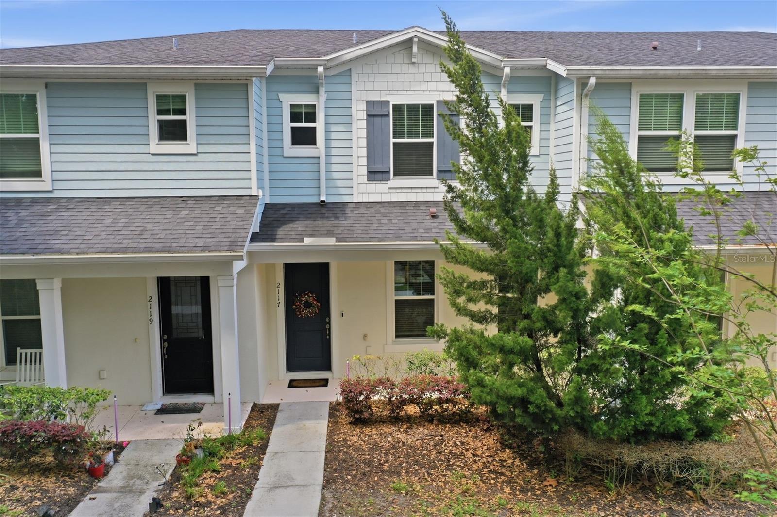 PRICE Improvement PLUS seller concessions of HOA dues paid for the first year for the new buyer. Be sure to ask about a lender provided reduced rate offering a rate buy down to help reduce your monthly payment and/or closing costs. Skip the projects, this 2020 built home is ready for you! This open-concept layout creates a bright and inviting space perfect for entertaining. 
The kitchen, where matching marble countertops and cabinetry create a clean and cohesive look. A charming office nook on the first floor provides the perfect spot for working from home or managing daily tasks while staying connected to the living areas. 

Upstairs, each bedroom is thoughtfully designed as its own private suite, complete with a full bathroom and walk in closet, offering comfort and privacy for all occupants. The layout provides flexibility for a variety of living arrangements while maintaining a sense of personal space throughout. 

Enjoy quiet evenings on the private patio featuring outdoor lighting and a smart home dimmer system that sets the perfect ambiance. A covered walkway leads to the detached garage, offering convenience and protection from the elements. The garage also includes space for a personal workout setup, creating an easy option for staying active at home. Located in a convenient Central Florida area with easy access to major roadways, shopping, dining, and everyday essentials. 
Enjoy peace of mind with a newer construction and an added UV light system in the HVC to inmporve indoor air quality.  It is truly ready for its new owner to come in and live.
