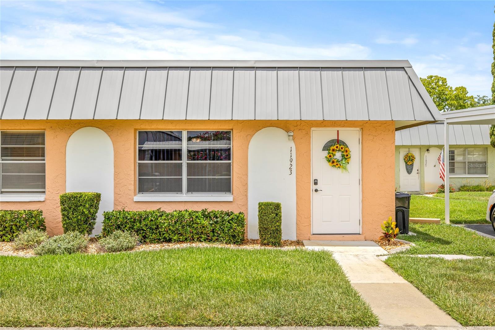 Bright, Move-In-Ready Condo with Florida Room & Resort-Style 55+ Living! Discover effortless Florida living in this beautifully updated 1-bedroom, 1.5-bath condo in the heart of New Port Richey's sought-after Paradise Pointe West, an active, amenity-rich 55+ community. Filled with natural light and thoughtfully updated, this home is ready for its next owner to simply move in and enjoy. Inside, an open floor plan offers ceramic tile flooring, solid surface counters, and a bright, welcoming feel throughout. The kitchen shines with recent upgrades including a brand-new stovetop and a new reverse osmosis water system for crisp, clean drinking water right at the tap. The spacious primary suite features a private ensuite bath, while a convenient half bath serves your guests. A standout feature is the large Florida room offering valuable bonus living space perfect for a home office, hobby room, or quiet morning coffee, plus a laundry and storage closet. Major updates are already done, giving you peace of mind: new electrical panel (2023), new A/C and thermostat (2023), roof cleaned and sealed (2023), new fascia (2021), fresh exterior paint (2020), refrigerator (2022), washer (2018), and dryer (2021). Covered parking adds everyday ease. The low monthly fee covers cable, internet, water, trash, exterior and grounds maintenance, and full access to resort-style amenities: pool, clubhouse, fitness center, tennis and pickleball courts, shuffleboard, bocce ball, billiards, craft room, and more.
Ideally located near shopping, dining, entertainment, and the Gulf Coast's beautiful beaches, this condo delivers the perfect blend of comfort, community, and convenience. Schedule your private showing and experience easy Florida living today!