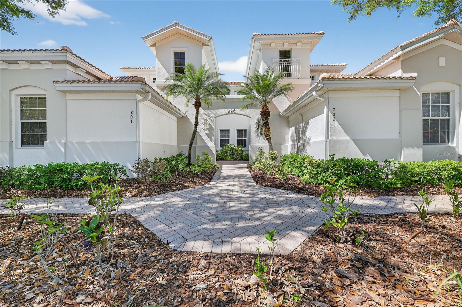 This beautiful condo is located on the 8th fairway of Waterlefe Golf & River Club is being sold turnkey furnished. In the evenings, relax on the lanai while enjoying beautiful sunsets overlooking the golf course and pond. This 2-bedroom, 2 baths plus den home is very well maintained. The master bedroom features a king size bed while the second bedroom has a queen size bed and a sleeper sofa in the den allows for plenty of space for you and your guests. Other features include ceramic tile and wood flooring throughout, upgraded fixtures, fully equipped kitchen with new gas cooktop (2018), new HVAC (2019), 2 car garage and more. The owners installed hurricane proof, double pane, insulated windows to the home, providing peace of mind against Florida weather. The tile roofs were replaced in 2024, and the condos were repainted in 2025 to provide a fresh and modern aesthetic.