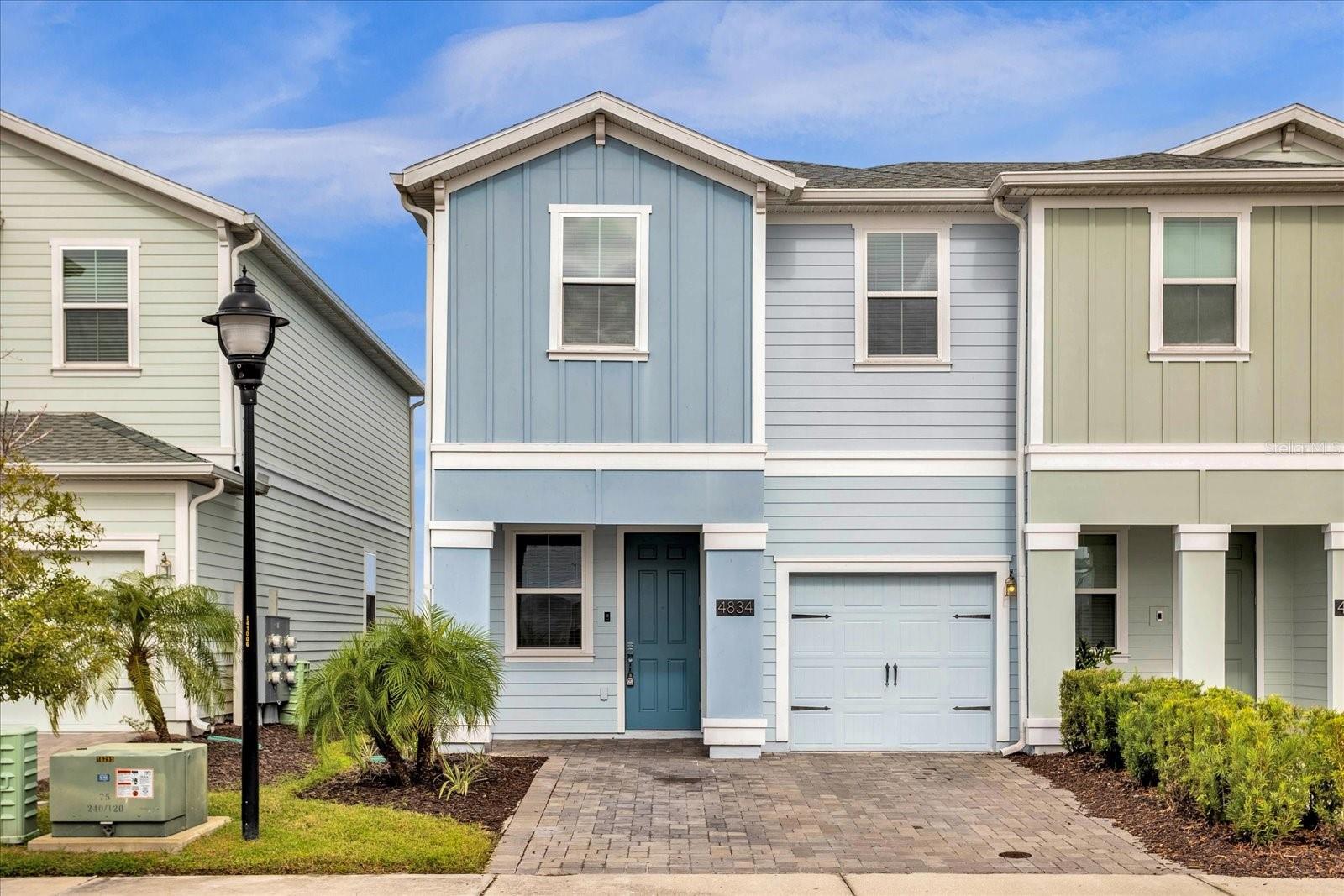 Beautiful lake view townhome, 3 bed/2.5 bath, and a large loft could be used as an office, ceiling fans in every room, one car garage, can park three cars total on the property. Rent includes basic cable TV, internet, and lawn maintenance. 5 miles west to Disney World, Lake Buena Vista and Disney Springs are just 3 miles North. Close to Walmart Supercenter, Publix, and Sam's Club, walking distance to Super Target, 2 miles to The Loop shopping mall, and tons of restaurants, and convenience stores around. The clubhouse boasts a resort-style community pool, lazy river, waterslides, fitness center, hedge maze, and playground.