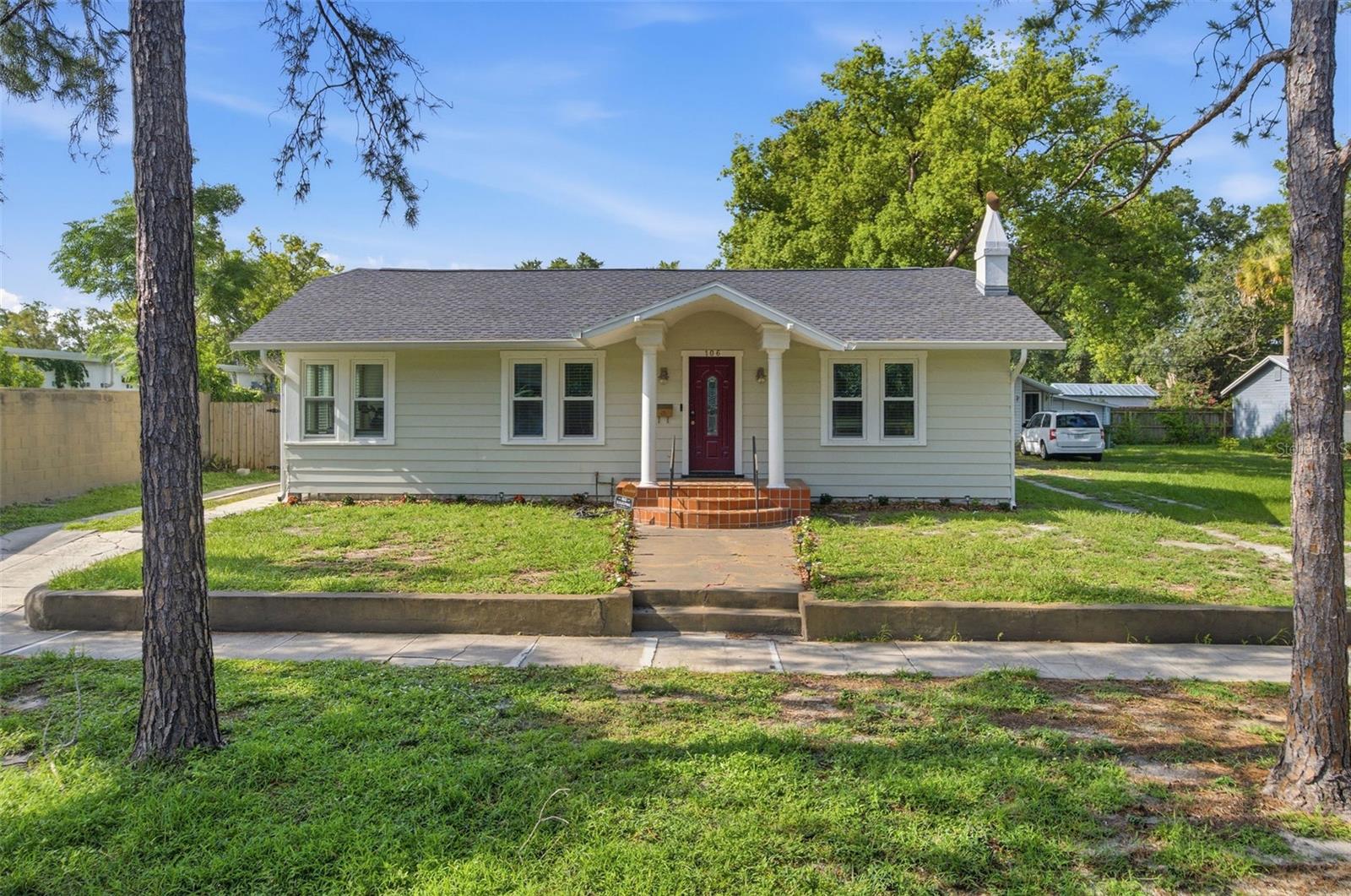 Welcome to this beautifully maintained 3-bedroom, 2-bathroom home, ideally situated on an oversized lot along one of the charming brick-paved streets in highly sought-after Seminole Heights. Combining timeless character with extensive modern updates, this home offers both charm and peace of mind. Major recent improvements include a new ROOF (2023), new A/C system (2024), new IMPACT-RESISTANT WINDOWS throughout (2019), updated PLUMBING (2022), and a NEW WATER HEATER (2023), allowing you to move in with confidence.
Inside, you'll find beautiful wood flooring, a cozy wood-burning fireplace, and abundant natural light that enhances the home's warm, inviting atmosphere. The secondary bathroom features a stunning vintage-inspired clawfoot tub, adding a touch of classic elegance and character. Step outside to your own private backyard retreat. The expansive, fully fenced yard offers plenty of room to relax, garden, or play, while the covered and screened lanai provides the perfect setting for year-round entertaining. A storage shed offers additional space for tools, lawn equipment, or hobbies. This exceptional home offers the perfect blend of historic Seminole Heights charm, thoughtful updates, and outdoor living. Ideally located in the heart of Seminole Heights, you'll enjoy being just a short stroll from some of Tampa's most beloved local restaurants, coffee shops, breweries, and beautiful neighborhood parks. Whether you're meeting friends for dinner, grabbing your morning coffee or baked goods at the Salty Donut, or enjoying an evening walk through the area's scenic riverfront parks, this home offers the vibrant, walkable lifestyle that makes Seminole Heights one of Tampa's most sought-after neighborhoods. Priced to sell under makret value, come see today!