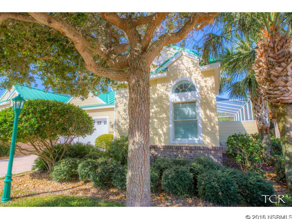 GORGEOUS 5 BEDROOM/5 BATH END UNIT CUSTOM COURTYARD HOME WITH HEATED & SCREENED POOL & SPA, PRIVATE BACK YARD, TOP QUALITY APPOINTMENTS THROUGHOUT & 3167 SQ. FT. OF LUXURIOUS LIVING AREA INCLUDING GUEST QUARTERS!! STEPS TO THE âNO DRIVE''BEACH OR THE RIVER!! Gated tropical entryway leads to the inviting patio, heated pool & spa with waterfall perfect for relaxing or entertaining! The 10â high double door entryway welcomes you to the open floorpan with 12â ceilings, crown molding & exquisite new wood floors throughout living area. Chef âs dream kitchen is fully equipped & has travertine flooring, granite countertops, stainless appliances, breakfast bar, tall cherry cabinets & ample counter & storage space. All bedrooms are sizeable with three master suites!  Double garage has storage & workspace. Additional features include large inside laundry, security system, whole house propane generator & more!! Harbour Village Golf & Yacht Club features gated entryway, 142 boat slip marina, private direct oceanfront Beach Club, boardwalk & fishing pier, tennis, golf, club room, fitness centers, restaurant & pub, biking trails & boardwalk through preserve to Intracoastal Waterway/Halifax River. A must see!! ;LocationDescription: Condo ;Water: City
