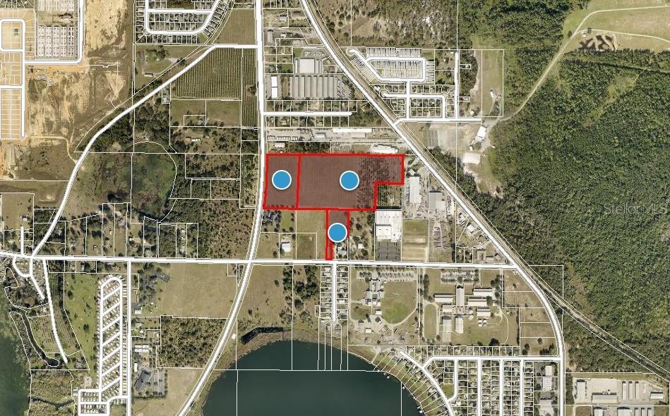 Offering is for 26+/- Acres, City of Tavares with utilities available to property, zoned Commercial C-2 & Industrial, assemblage of three parcels Lake County FL alt key #'s 1441111, 3793199 & 3925309. Completed and available are recent Surveys, Topo, Phase I, Conceptual & Engineering plans, Traffic Studies and more. Easy access with frontage on SR 19 & Lane Park Cutoff Rd. Ideal uses include Distribution, Self Storage Big Bay & Small Bay, RV & Boat Storage, as well as many other commercial and industrial uses. New Lake County Government offices are planned nearby as well as 250+/-new units by Park Square Homes. Site is 45+/- minutes to Orlando or The Villages and a short drive to the Florida Turnpike. Bring your plans and builder and lets meet on site. All information is believed correct and accurate but not guaranteed or warranted and subject to change without notice.