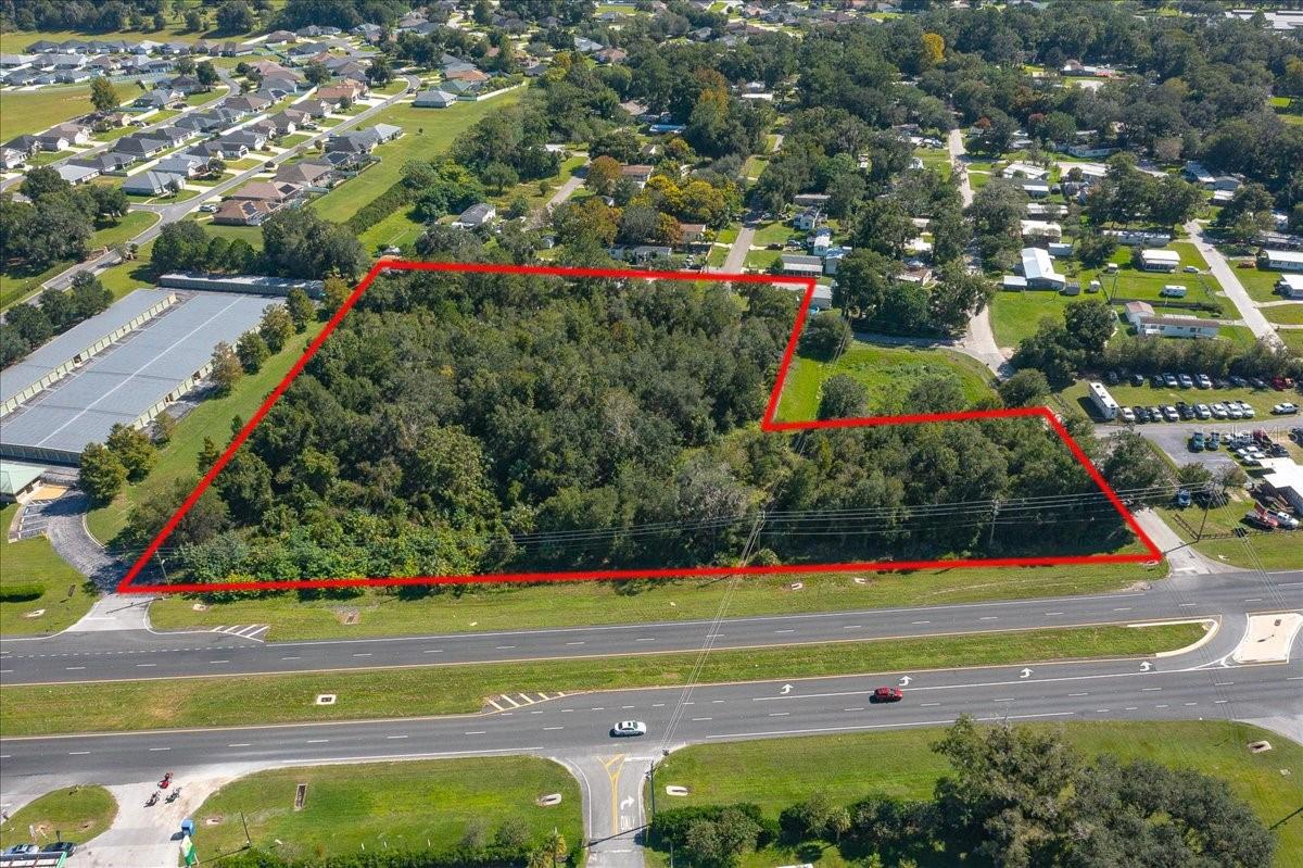 Prime 4.24 Acres on N US Highway 441 – 2 parcels totaling 4.24 acres.   High-Visibility Commercial Land in Ocala, FL.
An excellent opportunity for commercial development in one of Ocala’s fastest-growing corridors. This offering consists of two contiguous parcels totaling 4.24 acres with significant frontage on N US Highway 441, providing outstanding visibility and access for any business.
This strategic central location is minutes to downtown Ocala and a short drive to World Equestrian Center. It has quick access to SR 301 and I-75 as well as close to HCA Florida Hospital and AdventHealth Ocala. Positioned within Ocala’s growing logistics and healthcare corridor, this property is ideal for medical, retail, office, flex/warehouse, or mixed-use development.
