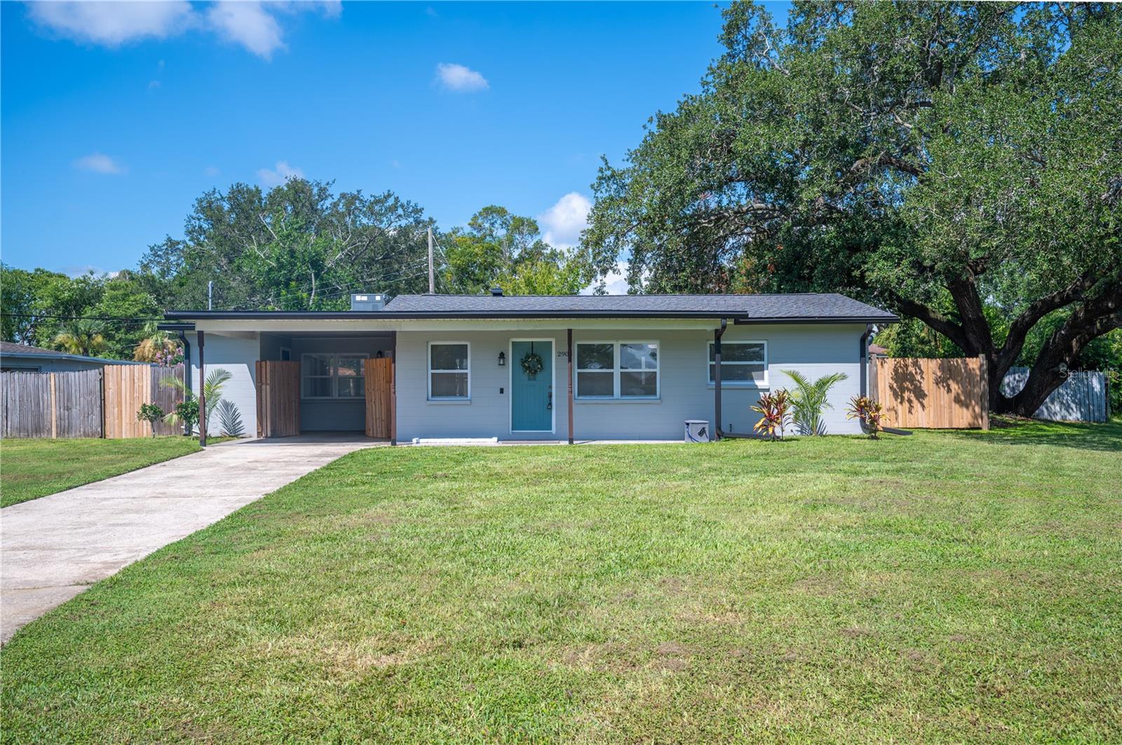Welcome to this beautifully updated 3-bedroom, 1-bathroom home offering comfort, style, and the added benefit of NO HOA. Thoughtfully renovated with major improvements already completed, this move-in-ready property provides peace of mind for its next owner. The home features a newer architectural shingle roof installed in 2023, along with a new air conditioning system installed the same year. A water heater installed in 2022 adds to the home’s list of valuable updates. Inside, you’ll find luxury vinyl plank flooring installed in October 2025, creating a modern and durable finish throughout the home. The kitchen comes equipped with Samsung stainless steel appliances from 2024, including the refrigerator, range, washer, and large-capacity dryer. The bathroom has been refreshed with a newer vanity and a brand-new handheld shower head. Fresh interior paint completed in 2026 gives the home a bright, clean, and inviting feel. Additional updates include newer interior six-panel doors and updated exterior metal doors. Step outside to enjoy the fully fenced backyard, offering privacy and plenty of space for pets, entertaining, or outdoor activities. Conveniently located near shopping, dining, schools, and major roadways, this home combines modern updates with everyday convenience. Whether you’re a first-time homebuyer, downsizing, or looking for an investment opportunity, this property is ready for its next chapter. Don’t miss your chance to own this beautifully updated home in a great location!