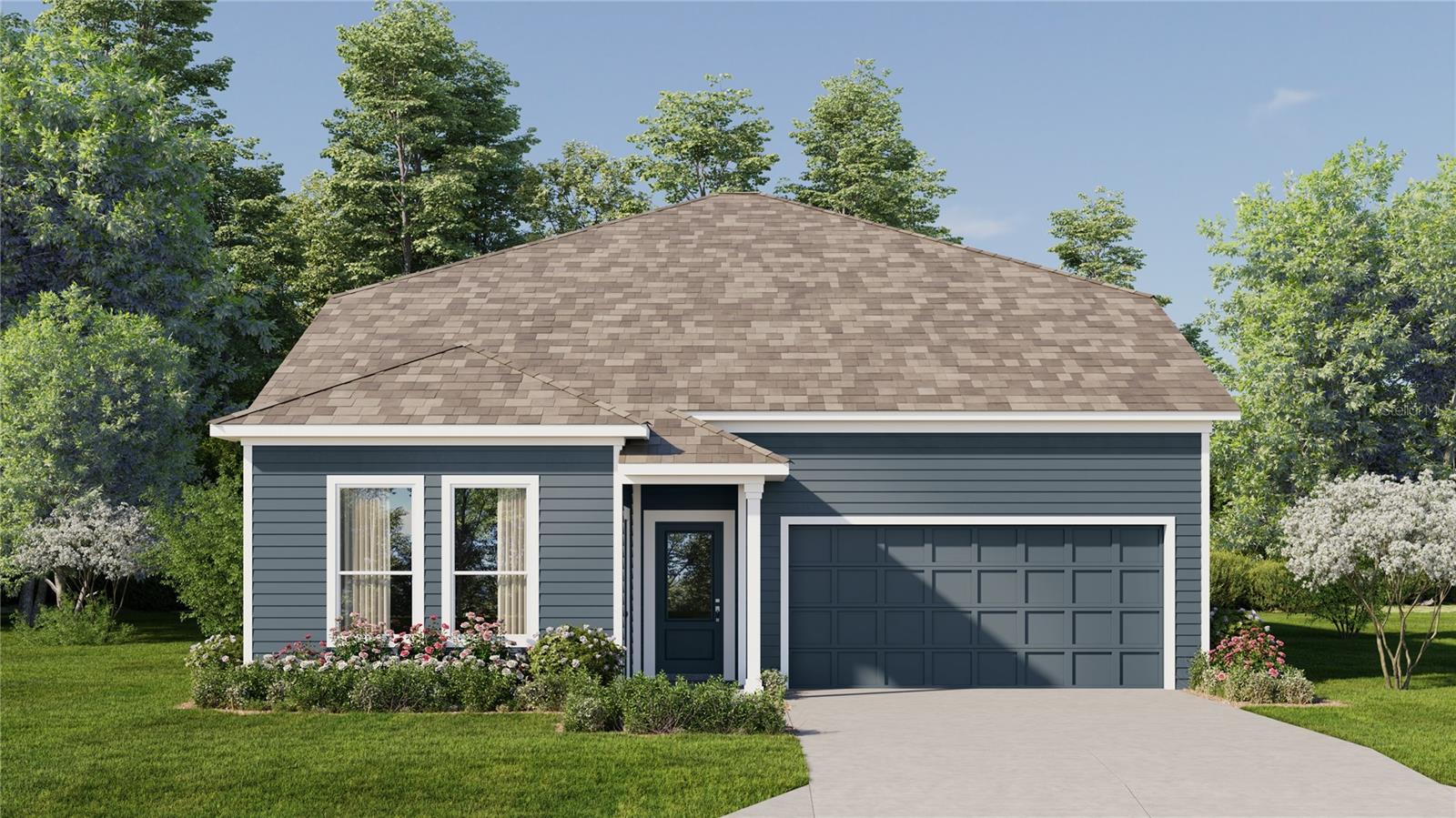 Under Construction. This new two-story home features a private and versatile Next Gen® suite, complete with a separate entrance, living area, kitchenette, bedroom, bathroom and laundry. A secondary bedroom and an open-concept plan that seamlessly connects the kitchen, dining nook and family room can be found on the first floor, with a luxurious owner's suite featuring a spa-inspired bathroom nestled into a private rear corner. On the second floor are two additional bedrooms and a flexible game room, perfect for family entertainment and relaxation. Reedy Isle is a master-planned community of new single-family homes for sale in Davenport, FL. Located in a growing area of Davenport with new development and several parks, residents of Reedy Isle will be in the heart of it all. Take a stroll on the scenic walking trail surrounding Lake Play, popular for fishing and spending time outdoors, there is also a playground. Close to major roads, parks, Advent Health Heart of Florida, restaurants, shopping.