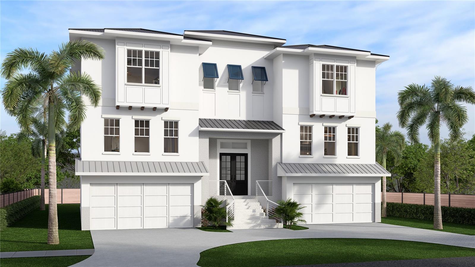 Under Construction. Under Construction.  This magnificent home was designed for your comfort, relaxation, and entertaining.  Situated on a large lot (73x137) on a quiet Davis Islands street, this home features a huge 8+ car garage that spans the entire first floor with plenty of room to spare for exercise equipment and a workshop.  Enter the home through the large front doors and step into a grand foyer.  Just beyond you will find the expansive family room which features a beautiful coffered ceiling, built-in shelving on either side of the TV, a fireplace, a beautiful glass enclosed wine feature, and a modern gourmet kitchen.  The kitchen features a top of the line 48" Sub-Zero Fridge and 48" gas Wolf Range, a generous island featuring a quartz waterfall top and barstool seating, floating wood shelves, and a quartz backsplash.  Another exciting feature next to the kitchen is a prep kitchen with plenty of counter space, a wine refrigerator, a second refrigerator/freezer and dishwasher as well as a prep sink. Impact windows and sliding glass doors line the great room, providing natural light and easy access to the outdoor kitchen and lanai.  On the second floor, there is also a powder bath, a large game room with a wet bar, an en-suite guest bedroom as well as a study/den (which could be utilized as a sixth bedroom).  On the third floor, a vast master bedroom suite features his/her walk-in closets and, of course, a spacious marble bathroom outfitted with a freestanding tub, a large walk-in shower, and a private water closet.  Additionally, there are 3 oversized ensuite bedrooms with walk-in closets and built-in organizers, a large laundry room, a linen closet and another bonus room which complete the 3rd floor.  Just off the pool there is a huge covered porch/cabana area. Other features include hardwood flooring throughout the home (other than tiled wet areas), cased openings and windows, Pre-wiring for Smart Home Technology, tankless water heater with circulation system, a paver driveway, a full irrigation system, and an underground drainage system.  Three story block construction and impact windows and doors make this home into a fortress. Located on beautiful Davis Islands near the walking and bike path and just a short distance away from the restaurants, shops, and bars of the quaint Davis Islands Village, you can bring your golf cart and enjoy The Island Lifestyle!  The Island also features baseball fields, public tennis courts, public historic pool, two dog parks (one wet and one dry), a beach, public marina, and an airport.   Located only minutes from Downtown Tampa, Water Street, Sparkman Wharf, and the Tampa Riverwalk makes this neighborhood the most desired in South Tampa!