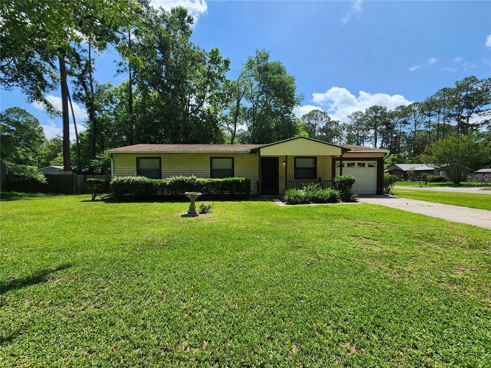 Springtree Home, 3 bedroom, 1.5 bath. 1,058 sq. ft. No carpet. Central heat & air, laundry room. Large fenced back yard. Back screened porch.  One car garage. Occupancy limited to 4. Available August 6
