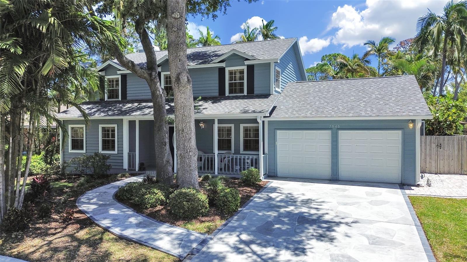 ** All Inspections have been completed prior to listing and are available for review upon request** Step into this beautiful coastal contemporary oasis just minutes from the beach in exclusive Crossing at the Narrows. This two story home features 3 bedrooms + Loft, 2.5 baths (with an addition shower in the laundry room), 2 car garage and large screened in pool area. The serene backyard retreat features two patios, an upper deck with a tranquil water feature, and a screened-in pool, plus an additional private grilling deck—perfect for entertaining or relaxing outdoors year-round. Inside, this spacious home offers multiple living areas, including a separate living room, dining room, family room, loft, and Florida room—providing flexibility for gatherings, work-from-home space, or quiet retreats. The gorgeous updated kitchen showcases a large granite island, stainless steel appliances, induction cooktop, warming drawer, wine refrigerator, and more—ideal for both everyday living and hosting. Upstairs features all 3 bedrooms, loft with balcony, and 2 updated bathrooms. The Primary retreat features a large Updated bathroom with walk in closet, and double vanity. Additional highlights include Plantation Shutters, a new fenced backyard, and a water softener for added comfort and convenience. Located in a prime Seminole location just minutes from Seminole City Center shopping, dining, and entertainment—and best of all, NO HOA. Some additional items of note include - Both HVAc systems new in 2023, Pool Pump 2020, New Roof, Chimney Cap and Chimney Siding new in 2025, Exterior Paint 2025, Screened Cage and Patio extended in 2023.  This is truly a must-see home in an unbeatable location! This home was NOT impacted by Hurricane Helene floodwaters.
