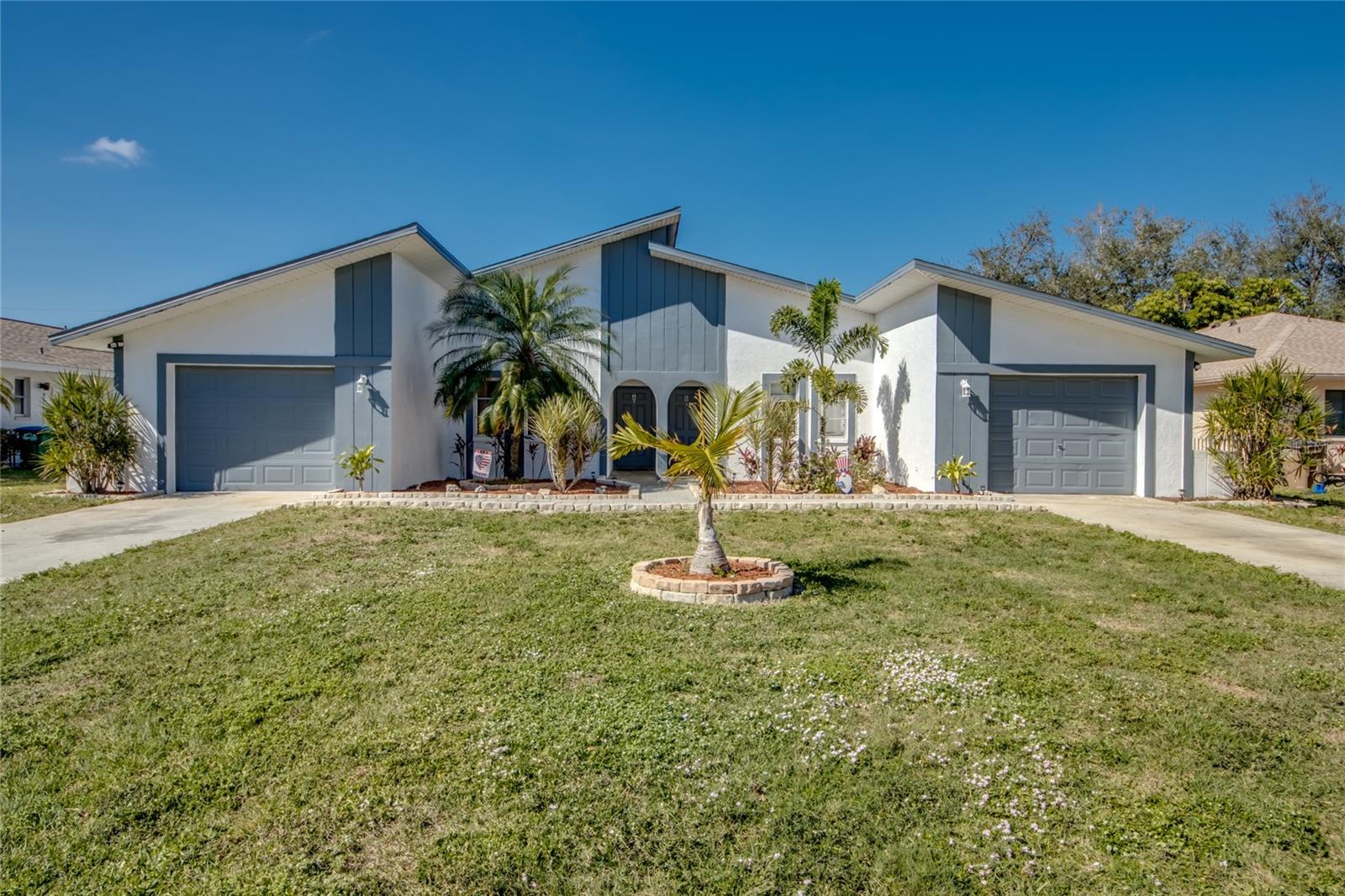 Incredible Income Opportunity and good property for owner occupant in SE Cape Coral! Don’t miss this exceptional duplex in the heart of sunny Southwest Florida! This amazing income-producing property offers the perfect blend of investment potential and comfortable coastal living. Featuring two spacious 2-bedroom, 2-bathroom units, each with its own private 1-car garage, this property is ideal for investors or those looking to live on one side while generating rental income from the other. Step into resort-style living with a beautiful inground pool, perfect for enjoying the Florida sunshine year-round. A brand-new pool cage has just been installed, ensuring a fresh and pristine outdoor space for relaxation and entertainment. Inside, both units have received some thoughtful updates, including all-new appliances, providing modern convenience and appeal. One side is currently occupied by a long-term tenant who would love to stay, also owner willing to take 6 month lease till occupied . offering immediate income for the new owner. Located in a prime SE Cape Coral location, this property is close to shopping, dining, parks, and the stunning Gulf Coast beaches. Located in a prime SE Cape Coral location, this property is close to shopping, dining, parks, and the stunning Gulf Coast beaches. Conveniently located just off Del Prado Boulevard, you’re minutes from shopping, dining, Cape Coral Hospital, and schools. Easy access to Hancock Bridge Parkway puts you on the fast track to Fort Myers. For boaters, Rosen Park Boat Ramp is right around the corner with direct access to the Caloosahatchee River and the Gulf. Whether you're looking to expand your investment portfolio or secure a home with built-in income potential, this duplex is a fantastic opportunity. Schedule your showing today and start investing in the Southwest Florida lifestyle! Unite B Just replaced Ac unite on 5/2/25!