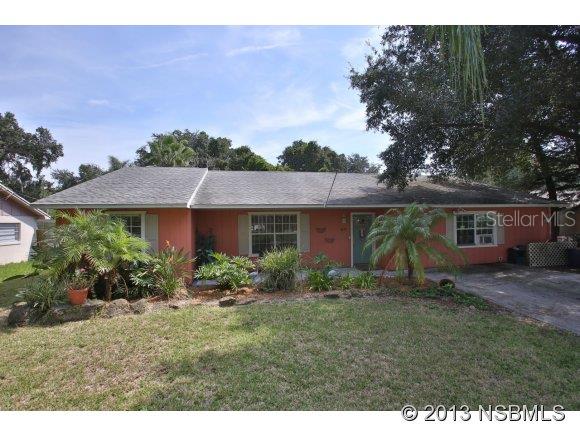 Updated, fenced, 5 bedroom, 3 bath home. Open bright kitchen with beautiful maple wood cabinets and kitchen island. There are two master suites, one master bedroom with additional sitting area. Fenced back yard. Recent renovations: porcelain tiles and counter tops, custom wood blinds and second master suite. Unique floor plan affords possibilities for extended family. Handicap friendly. This home is a surprise once you see inside. ;Water: City