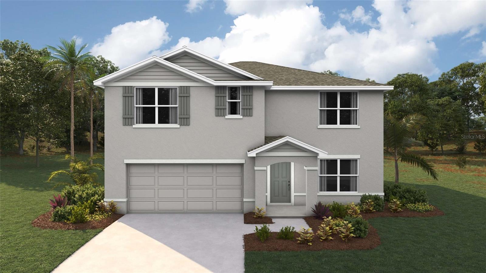 Virtually Staged. Under Construction. Elevate your lifestyle in this two-story home boasting 5 bedrooms and 3 bathrooms. The thoughtful design provides a perfect balance of functionality and style. The kitchen boasts a center island and stainless-steel range, microwave, and built-in dishwasher. The well-designed layout provides privacy with 5 bedrooms, while the 3 bathrooms showcase modern amenities. The primary bedroom has an ensuite bathroom and walk-in closets. The laundry room comes complete with a washer and dryer hook up. With ample room for entertaining, welcome to a home where each story unfolds to reveal the perfect blend of architectural elegance and practical living spaces. The state-of-the-art technology enhances convenience within the home. Pictures, photographs, colors, features, and sizes are for illustration purposes only and will vary from the homes as built. Home and community information including pricing, included features, terms, availability and amenities are subject to change and prior sale at any time without notice or obligation. CRC057592.