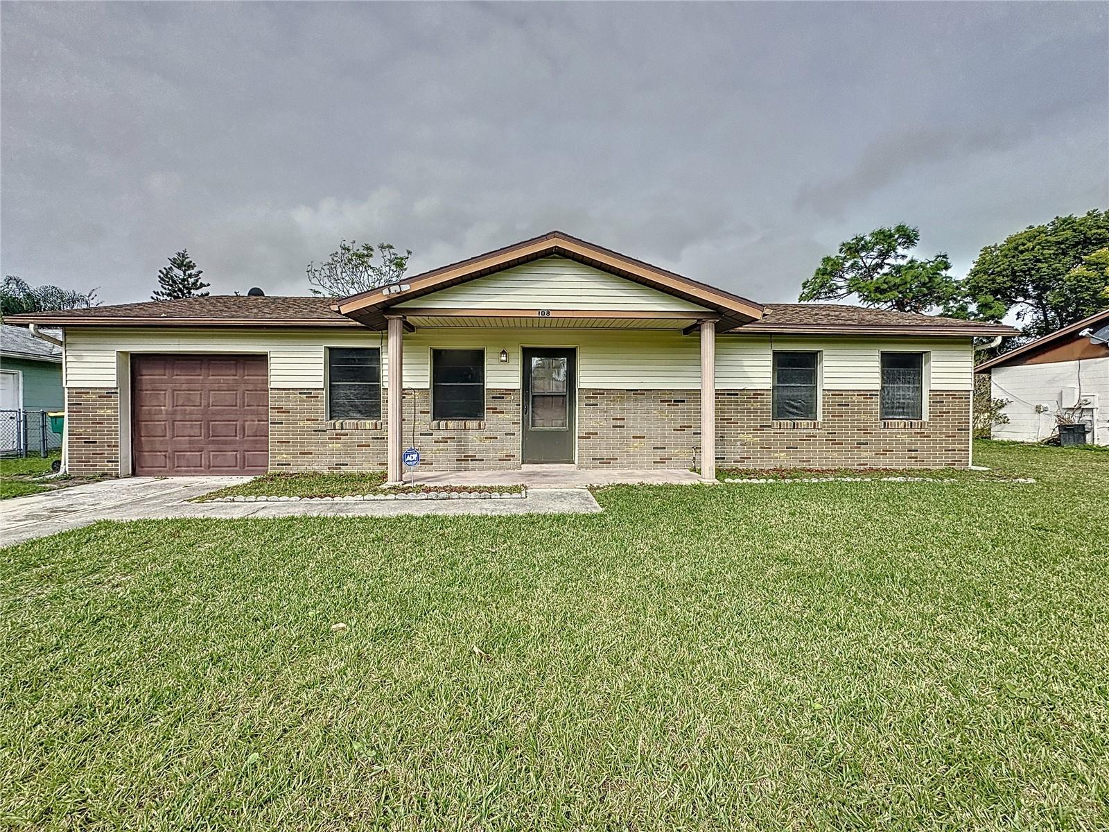 Welcome to this charming and cozy 2-bedroom, 2-bathroom home nestled in the heart of Buenaventura Lakes in Kissimmee, FL. Step into a spacious family room that invites you to relax and unwind. The eat-in kitchen and dining room provide the perfect space for entertaining friends and loved ones. Retreat to the master bedroom, complete with a walk-in closet and an ensuite bathroom featuring a convenient stand-up shower. The large guest bedroom offers ample space for guests or can be used as a home office or hobby room. Enjoy the Florida weather on the screened-in porch, overlooking the fenced-in backyard. With a one-car garage equipped with a washer and dryer, your laundry needs are conveniently taken care of. Located just minutes away from shopping, dining, public transportation, and major highways such as 417, 528, and Turnpike, this home offers both comfort and convenience. Don't miss out on this opportunity to make it yours!