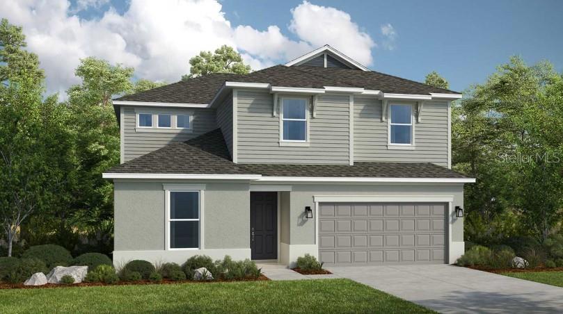 Under Construction. What's Special: 1st Floor Guest Bedroom | 5th bedroom | Covered Lanai | West Facing Lot. New Construction - November Completion! Built by America's Most Trusted Home Builder. Welcome to the Monterey at 12844 Treeline Ridge Avenue in Hillcrest! This spacious new home offers a thoughtfully designed layout. Just off the foyer, a private bedroom suite with a full bathroom provides the perfect space for guests or a home office. The open-concept main level features a gourmet kitchen with a large island, ample cabinet space, and walk-in pantry, flowing seamlessly into the dining area and expansive great room, with easy access to the covered lanai. Upstairs, the private primary suite includes a walk-in closet and well-appointed bath, while three additional secondary bedrooms, a shared full bath, laundry room, and versatile loft complete the space. Hillcrest offers a peaceful setting that still keeps you close to everything you love, with beautifully planned amenities like a clubhouse, pool, pickleball courts, playground, and green spaces designed for connection and ease. Enjoy nearby lagoons, parks, trails, shopping, dining, and everyday conveniences just minutes from home. With quick access to I 75, you can easily reach Tampa while staying surrounded by nature and a relaxed, welcoming community. Additional Highlights Include: tray ceiling package, shower in place of tub in bathroom 3, outdoor kitchen rough-in, and open rails at stairs. MLS#TB8525177