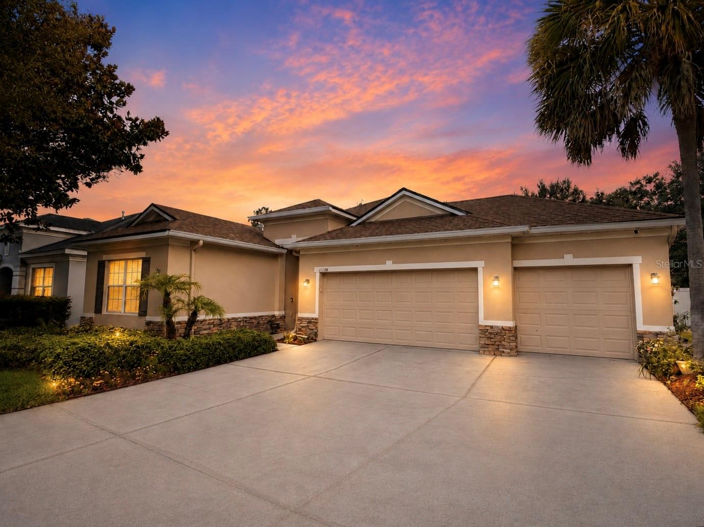 Meticulously Maintained Taylor Morrison "Elmhurst" Floor Plan with Preserve Views in sought after Channing Park! 

This stunning four-bedroom, three-bath, three-car garage home offers the perfect combination of luxury, privacy, and thoughtful upgrades in one of the area's most desirable communities. Situated on a premium homesite with no neighbors directly across the street or behind, this property enjoys tranquil preserve views and exceptional privacy.

Step through the impressive tiled foyer into the home's signature lighted architectural rotunda, creating an elegant first impression. 

Gorgeous wood floors enhance the formal living and dining rooms, as well as the spacious family room, while ceramic tile flows throughout all wet areas. The designer kitchen features wood cabinetry with crown molding, granite countertops, stainless steel appliances, a center island, a gorgeous breakfast bar, and a bright eat-in dining area. Recent kitchen updates include a new refrigerator, stove, microwave, and garbage disposal, all replaced in 2021.

The luxurious primary suite serves as a private retreat with new bamboo flooring, two walk-in closets—including a custom-designed closet system—and a spa-inspired ensuite bath featuring dual vanities, a garden tub, and a separate shower. Two additional bathrooms have been beautifully renovated with modern finishes, adding style and value throughout the home.

Designed for both everyday living and entertaining, the expansive family room features a triple pocket sliding glass door with plantation shutters that opens to the screened lanai, creating seamless indoor-outdoor living. Tray ceilings, abundant natural light, and thoughtful architectural details enhance the home's spacious feel. Outside, the fully fenced backyard offers a peaceful preserve setting with no rear neighbors, providing the perfect backdrop for relaxing and entertaining while enjoying Florida's beautiful weather.

Major recent improvements include a new roof installed in April 2026, as well as a washer and dryer replaced in 2022, making this home truly move-in ready. Residents of Channing Park enjoy an exceptional resort-style lifestyle with access to a community pool, clubhouse, tennis courts, dog park, soccer field, playground, and miles of nearby walking and biking trails.

Don't miss this rare opportunity to own a beautiful, updated, move-in ready home with pristine privacy, premium upgrades, and a prime location in the highly coveted Channing Park community. This is a must-see!