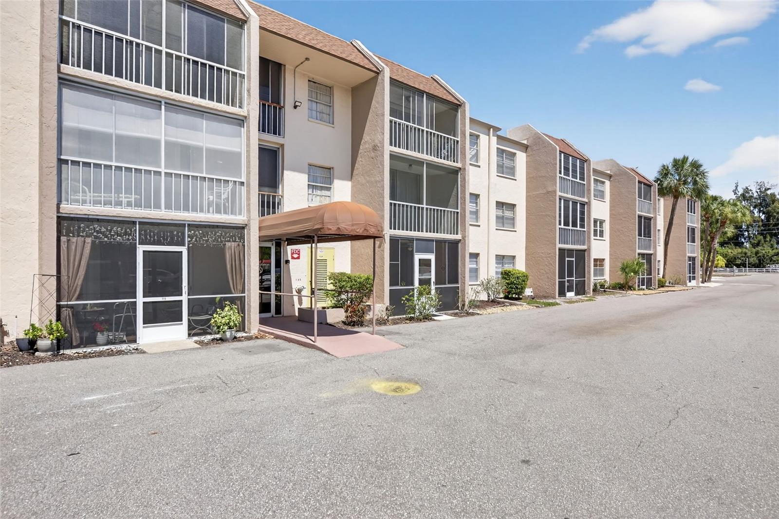 Seller Financing Available! Welcome to this well-maintained 2 bedroom, 2 bathroom, 904 sq ft second-floor condo located just off desirable Venice Island in the well-established 55+ community of Las Palmas. This charming residence offers comfort, convenience, and a wonderfully updated interior—all within 2 miles to Venice Beach and 1¾ miles to downtown Venice. 

Step inside to a bright, inviting floor plan featuring tile flooring in the entry, kitchen, and dining area. The stylish kitchen impresses with granite countertops, updated bright cabinetry, tray ceiling with crown molding, recessed lighting, and under-cabinet lighting. A large storage closet off the kitchen/dining area adds valuable additional space. 

Both bedrooms function as dual primary suites, each offering an ensuite bathroom, plantation shutters, and ceiling fans. One suite includes a walk-in closet, and both bathrooms feature updated showers, modern vanities, and convenient linen closets. Bedroom carpets were professionally cleaned recently. 

The comfortably sized living room features carpeted flooring, a ceiling fan, and sliding glass doors opening to the screened lanai—a perfect spot to enjoy Florida’s breezes. 

Las Palmas is a quiet, friendly 55+ community offering a heated community pool (open year-round), a community room with kitchenette, picnic areas, gas grills, elevator access, and well-maintained grounds. With just 48 units in the building, residents enjoy a peaceful and intimate setting. No pets and no smoking are permitted. 

Rental policy: Owners may rent after two years of ownership. Estimated rates: Seasonal $3,800/month, Annual $1,400/month. 

In addition to being so close to Venice Island, this condo is also located within minutes to grocery stores, restaurants, and shopping, offering an unbeatable combination of comfort, convenience, and coastal living!  Schedule your showing today!