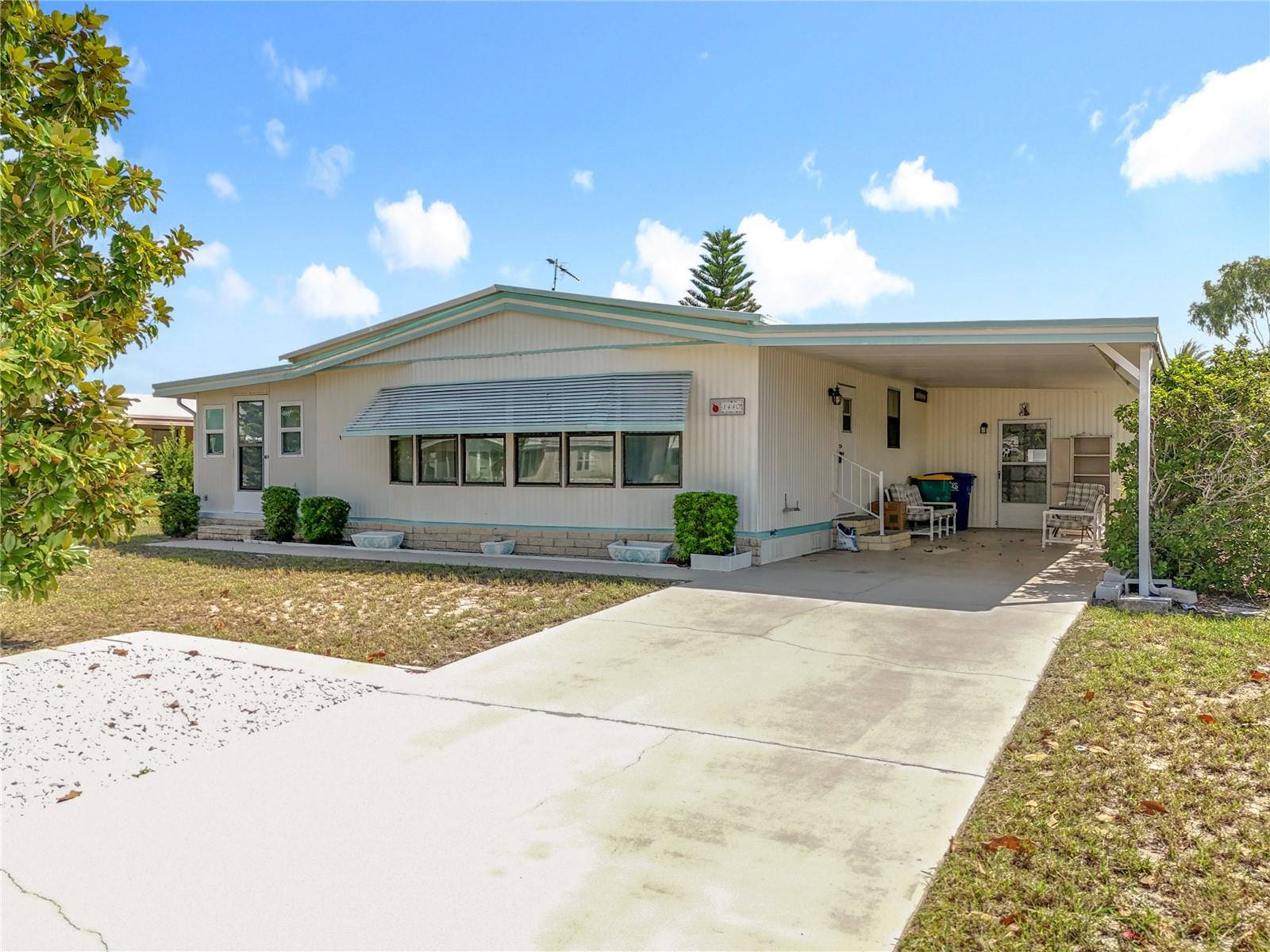 Discover the perfect blend of comfort, convenience, and Florida charm in this beautifully maintained 2-bedroom, 2-bath home located in a desirable 55+ community in Tavares, Florida! Enjoy the rare benefit of land ownership, along with an incredibly low HOA fee of only $52 monthly, for affordable living without sacrificing your lifestyle.

Step inside to find a spacious and inviting layout designed for easy everyday living and entertaining. The versatile Florida room offers endless possibilities, ideal as a home office, hobby space, or relaxing family room. The functional kitchen provides both convenience and efficiency, complete with granite countertops. While the adjoining dining area creates the perfect setting for gatherings with family and friends. The expansive living room is filled with natural light and offers pleasant views of the neighborhood, making you feel right at home. This house would not be complete without a full water system for the house. The skirting is installed to prevent water drainage and keep the house safe and sturdy. The sellers have spent the time necessary to make this house safe and sound. 

Living in Tavares means embracing the sought-after golf cart lifestyle! Cruise to nearby restaurants, shops, community events, and waterfront attractions with ease. Spend your evenings enjoying the stunning sunsets over Lake Dora or exploring the beauty of Lake Frances and the surrounding Chain of Lakes.

Whether you’re searching for a seasonal retreat or your forever home, this property offers the ideal combination of affordability, location, and Florida living at its finest. Schedule your private showing today and start living the lifestyle you deserve!