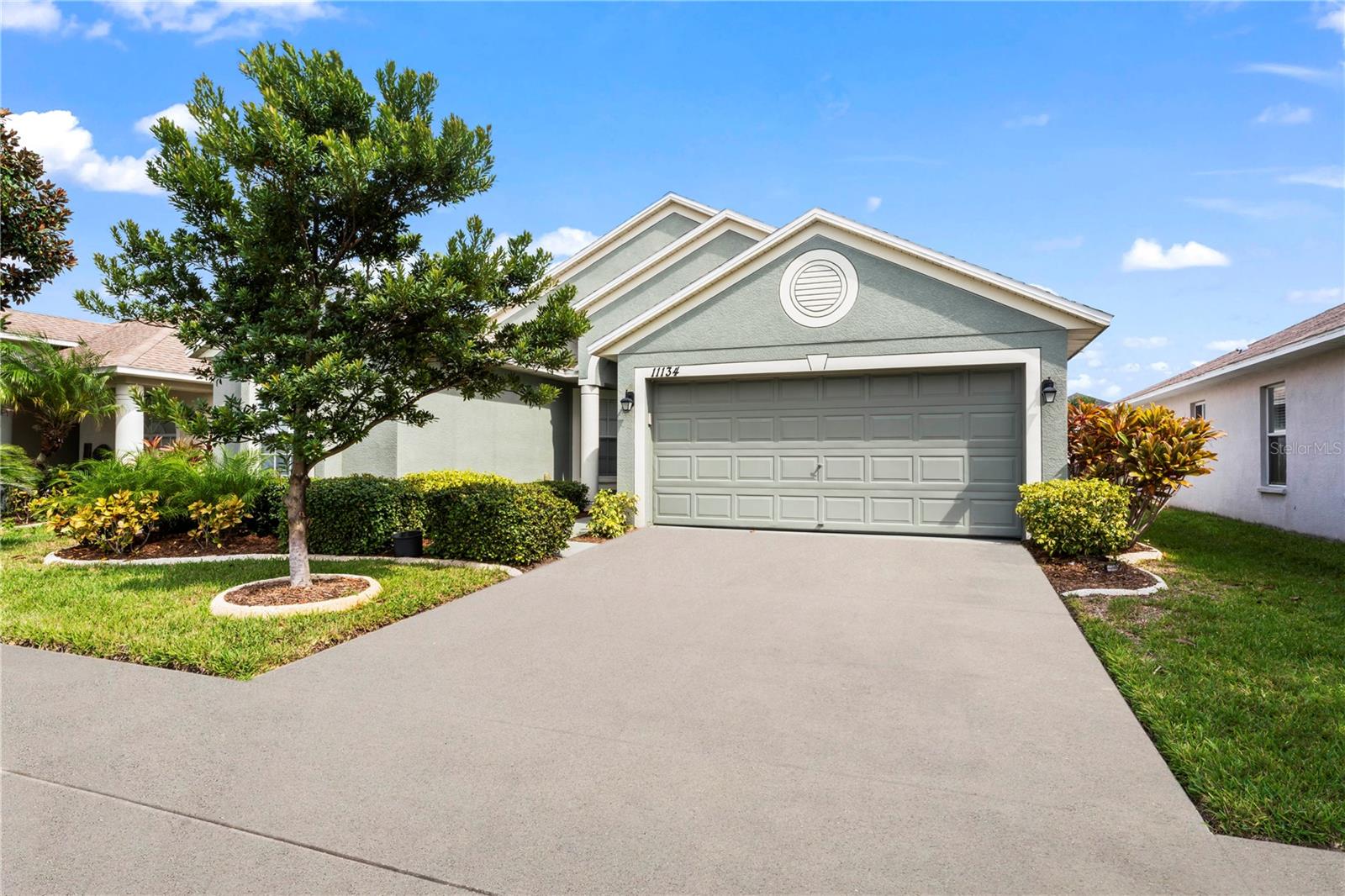 Come and see exceptional value in this clean, abundant and gently enjoyed home in popular Panther Trace. AND, the heavy lifting has been done with brand new roof and A/C in Sept 2023 and newer hot water heater to inspire confidence and facilitate lower insurance premiums. From the beautiful landscape that greets you to the screened in lanai that overlooks the fenced rear yard and everywhere in-between, you will experience a warmth that says this is home. Beautiful tile floors are featured everywhere but the two secondary bedrooms which have upgraded carpet. Great open space with high ceilings include large living/dining space and an oversized chef's kitchen with quality appliances and its own cafe space overlooking the lanai. The primary suite in this split bedroom floor plan boasts double closets and luxurious bath. Combined with the low CDD fees, superior in community schools and great recreational facilities of Panther Trace, this is an aggressively priced home ready to occupy awaiting your own personal touches.