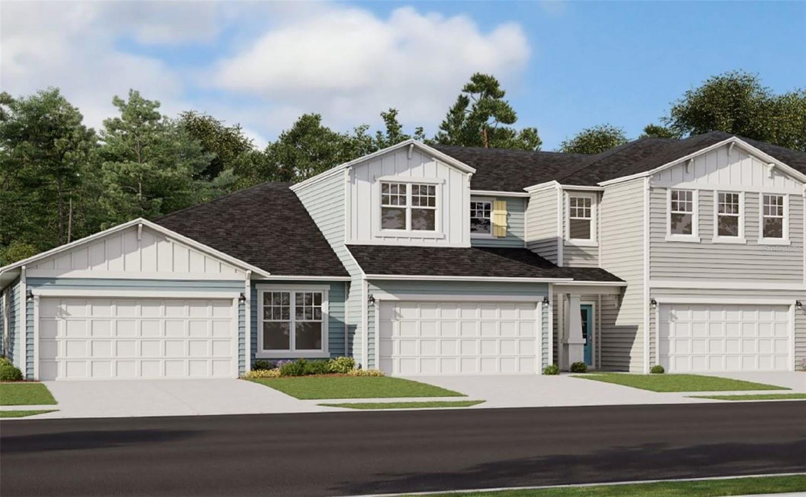 Virtually Staged. Under Construction. Live the Florida lifestyle you've been dreaming of in the sought-after Seaire Lagoon community! This beautifully designed 3-bedroom, 2.5-bath townhome offers over 2,000 square feet of stylish living space with a spacious loft, 2-car garage, and covered lanai. The open-concept layout features a large great room perfect for entertaining, a dedicated dining area, and seamless indoor-outdoor living. Upstairs, all bedrooms are thoughtfully positioned for privacy, along with a versatile loft and convenient laundry room. Enjoy resort-style amenities centered around the stunning crystal-clear lagoon, with shopping, dining, and major commuter routes just minutes away. Don't miss this opportunity to own in one of Parrish's most exciting master-planned communities! Close proximity to St. Pete, Sarasota and Tampa
